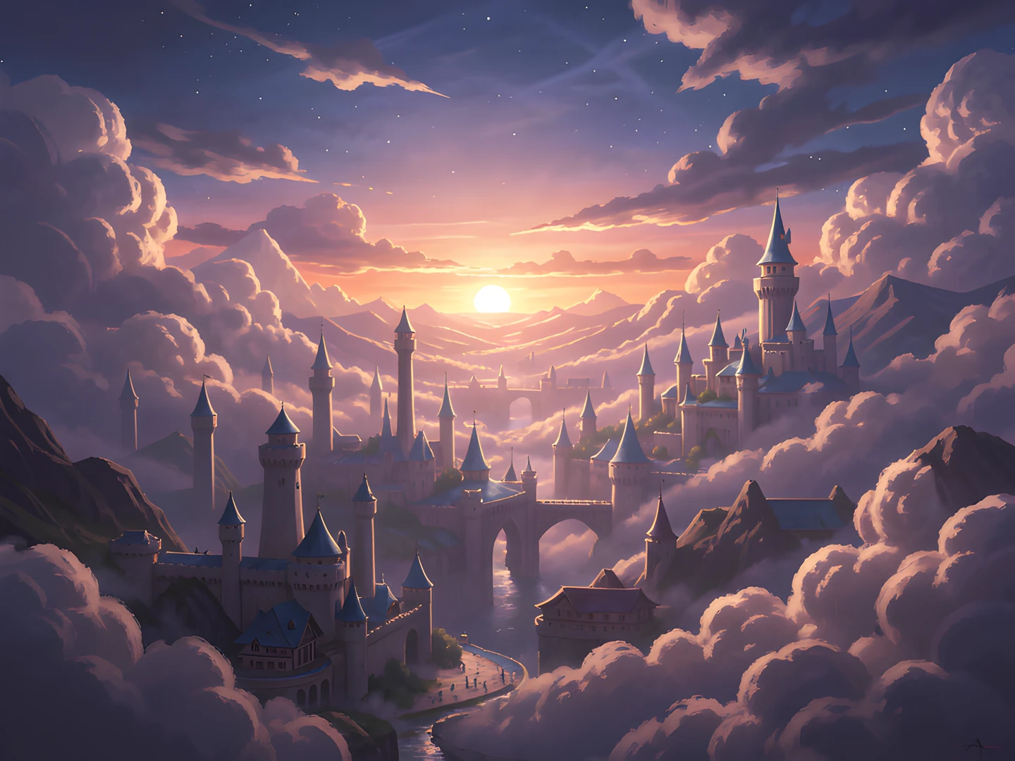 Heavenly Cityscape