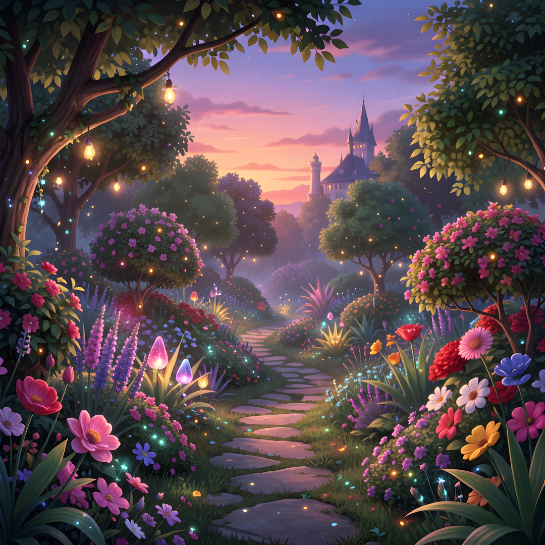 Glowing Fairy Garden