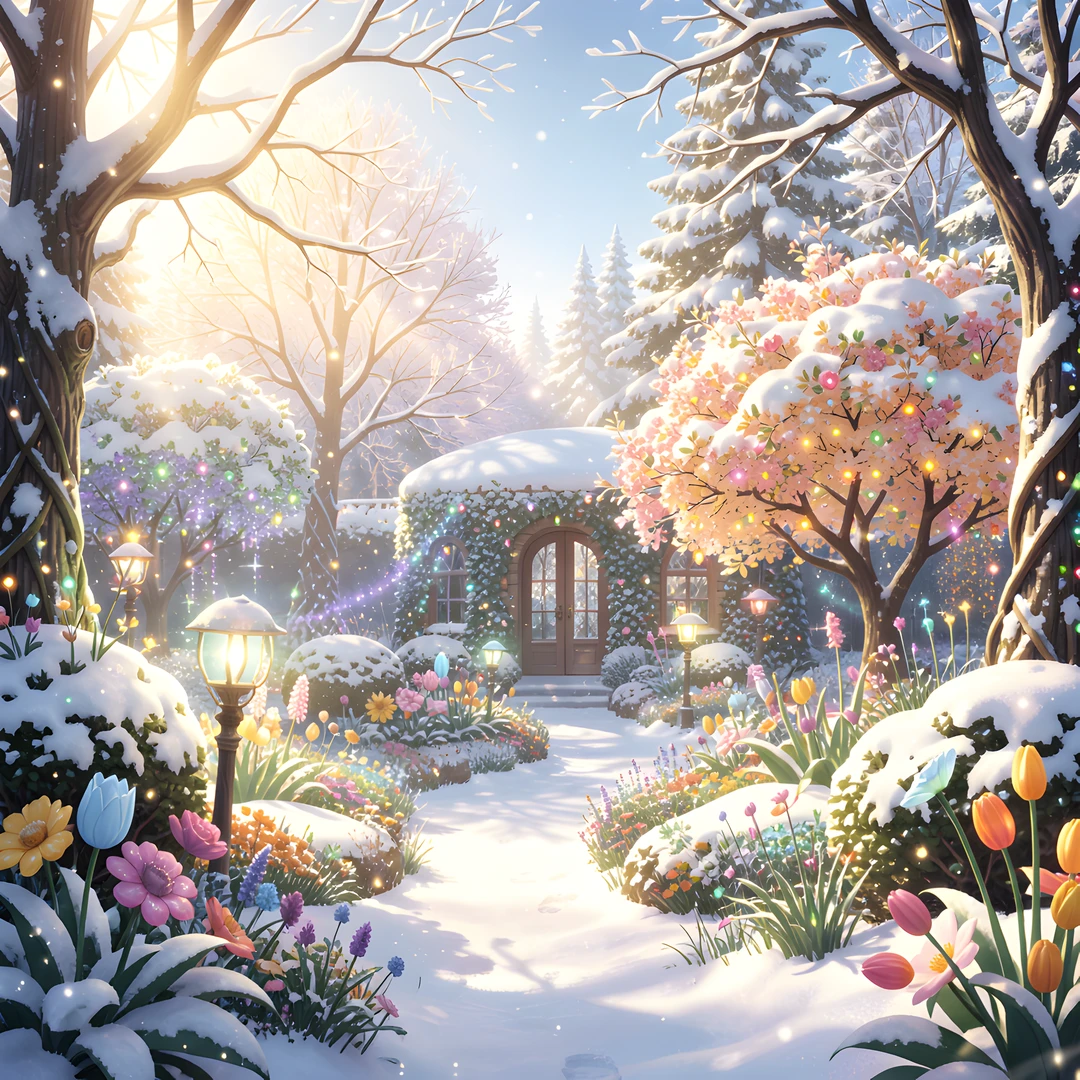 Frozen Snow Garden