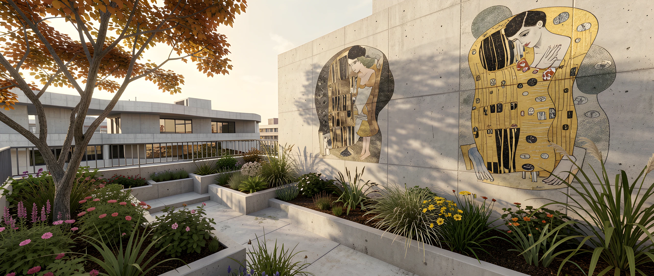Golden Garden Walls
