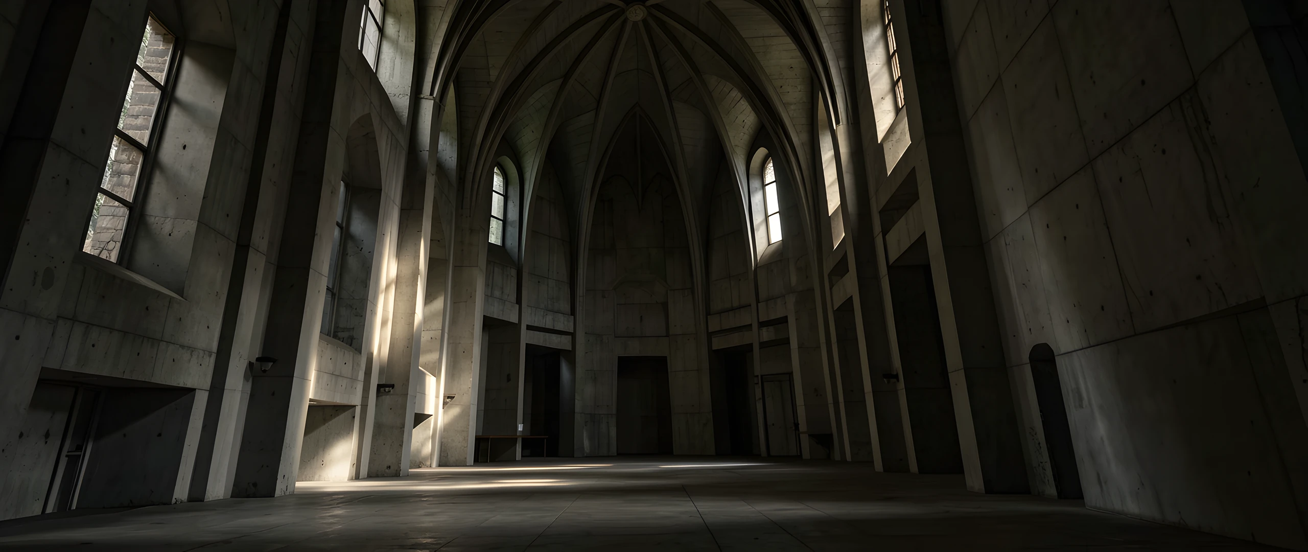 Dark Concrete Sanctuary
