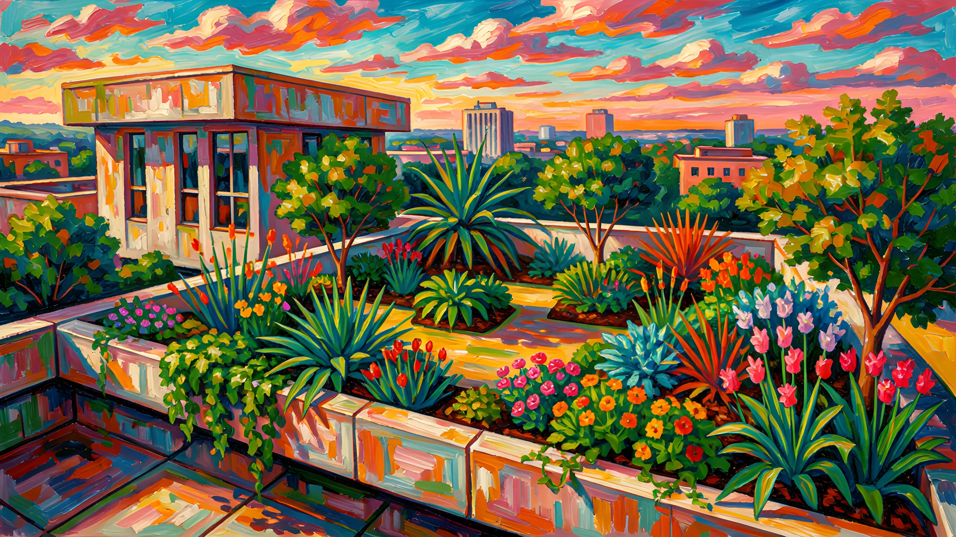 Brushstrokes Brutalist Colorful