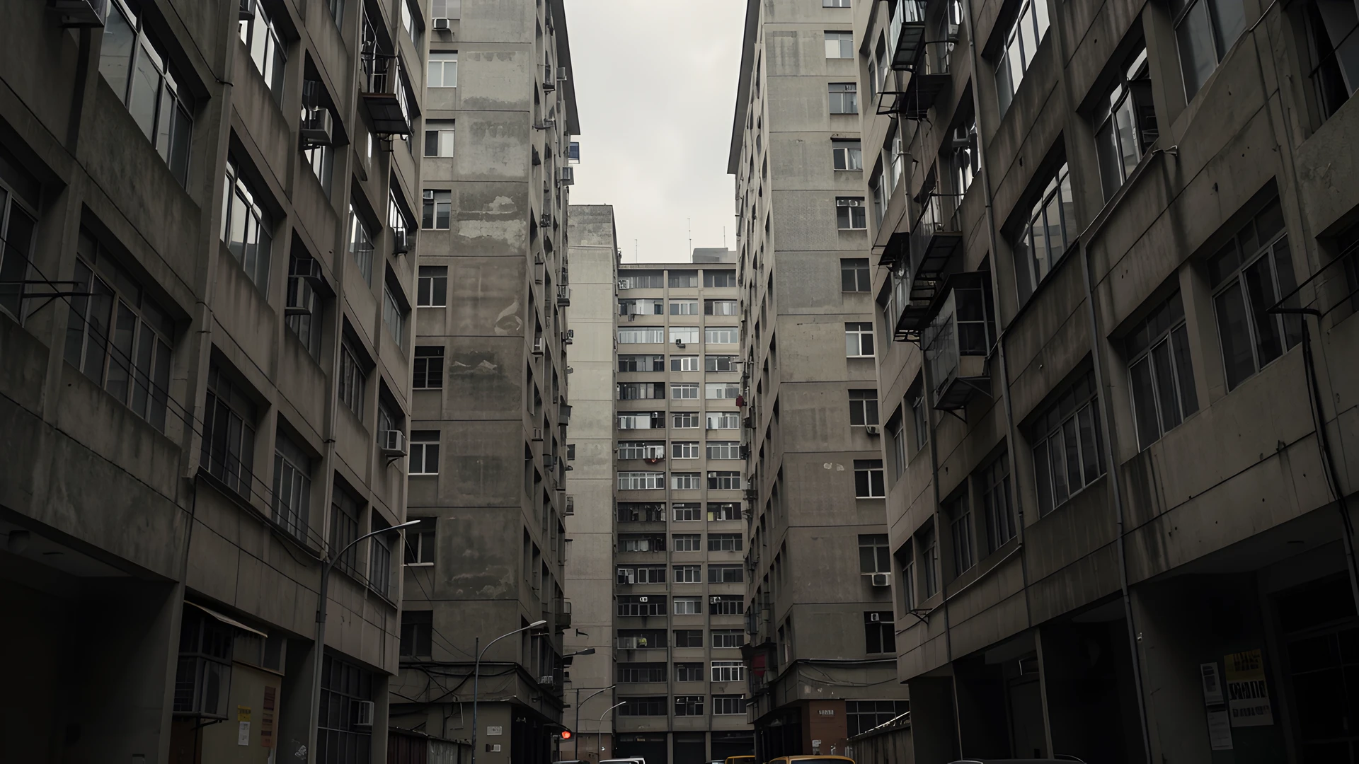 Urban Brutalist Towers