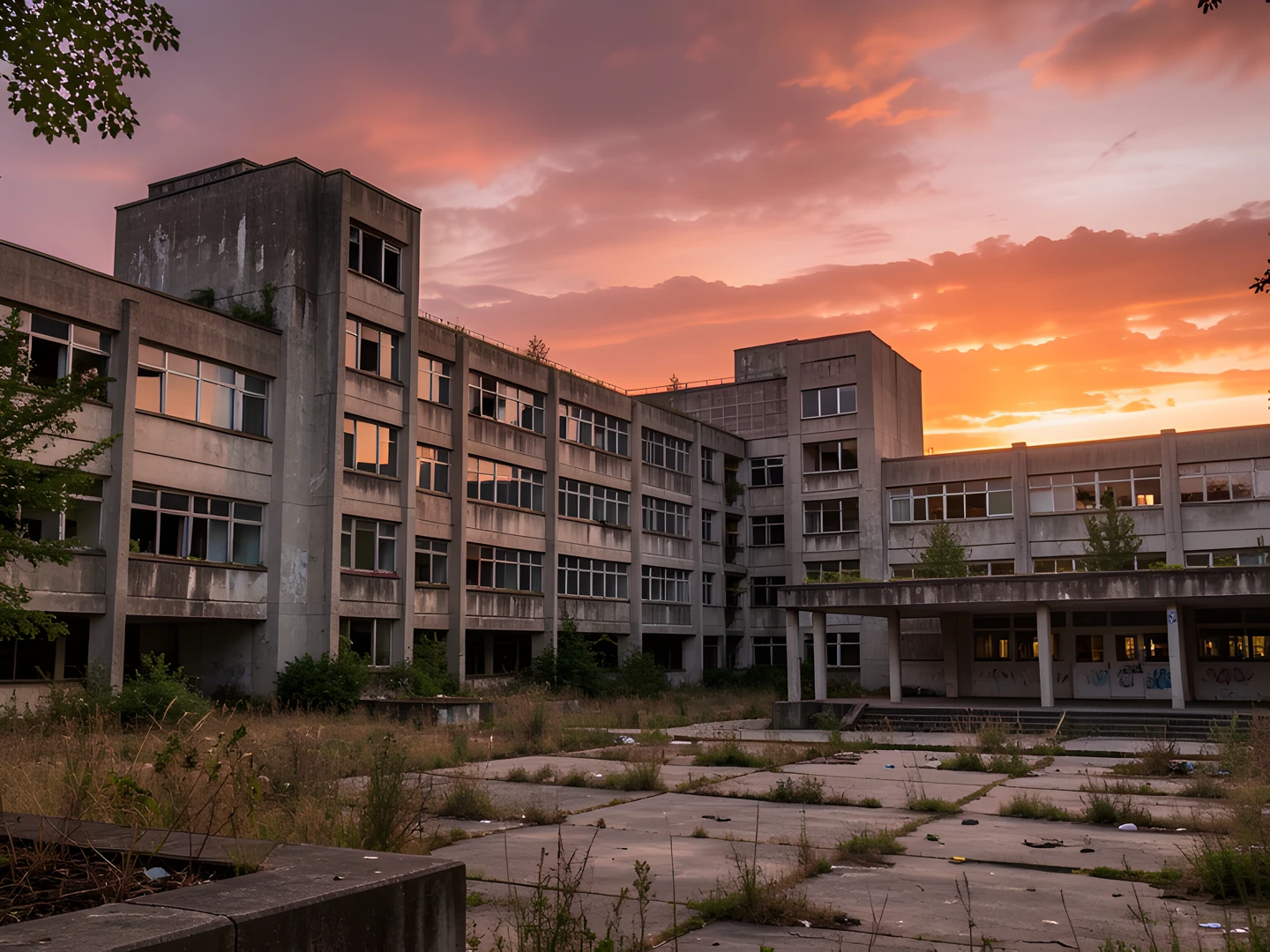 Decaying Concrete Walls