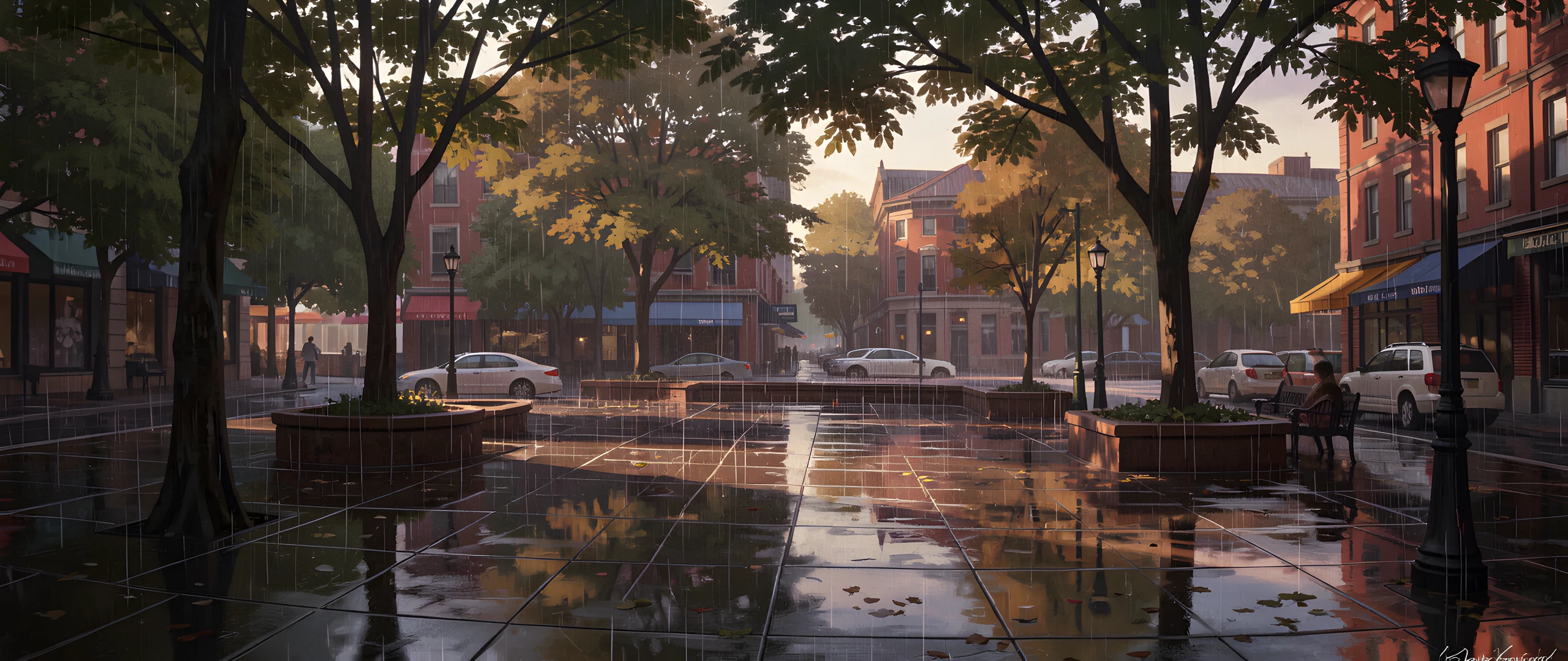 City Street Scene