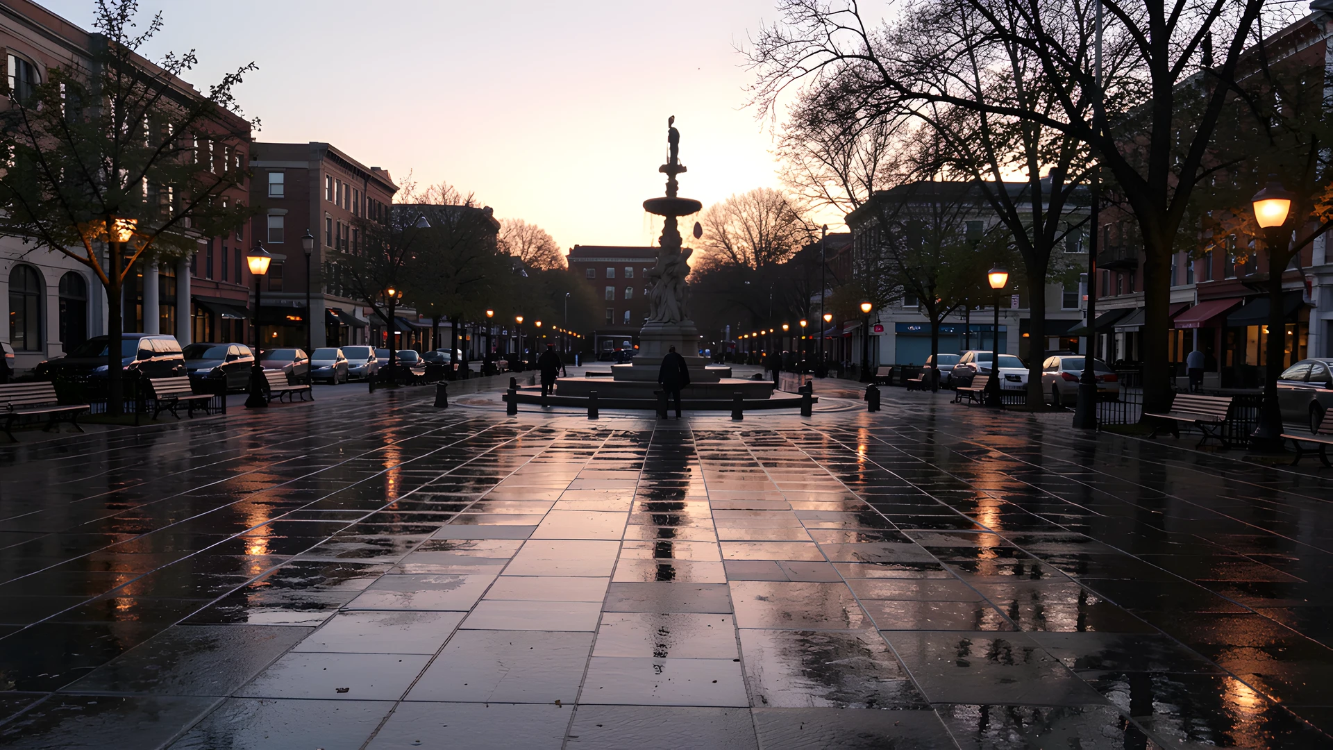 City Morning Glow