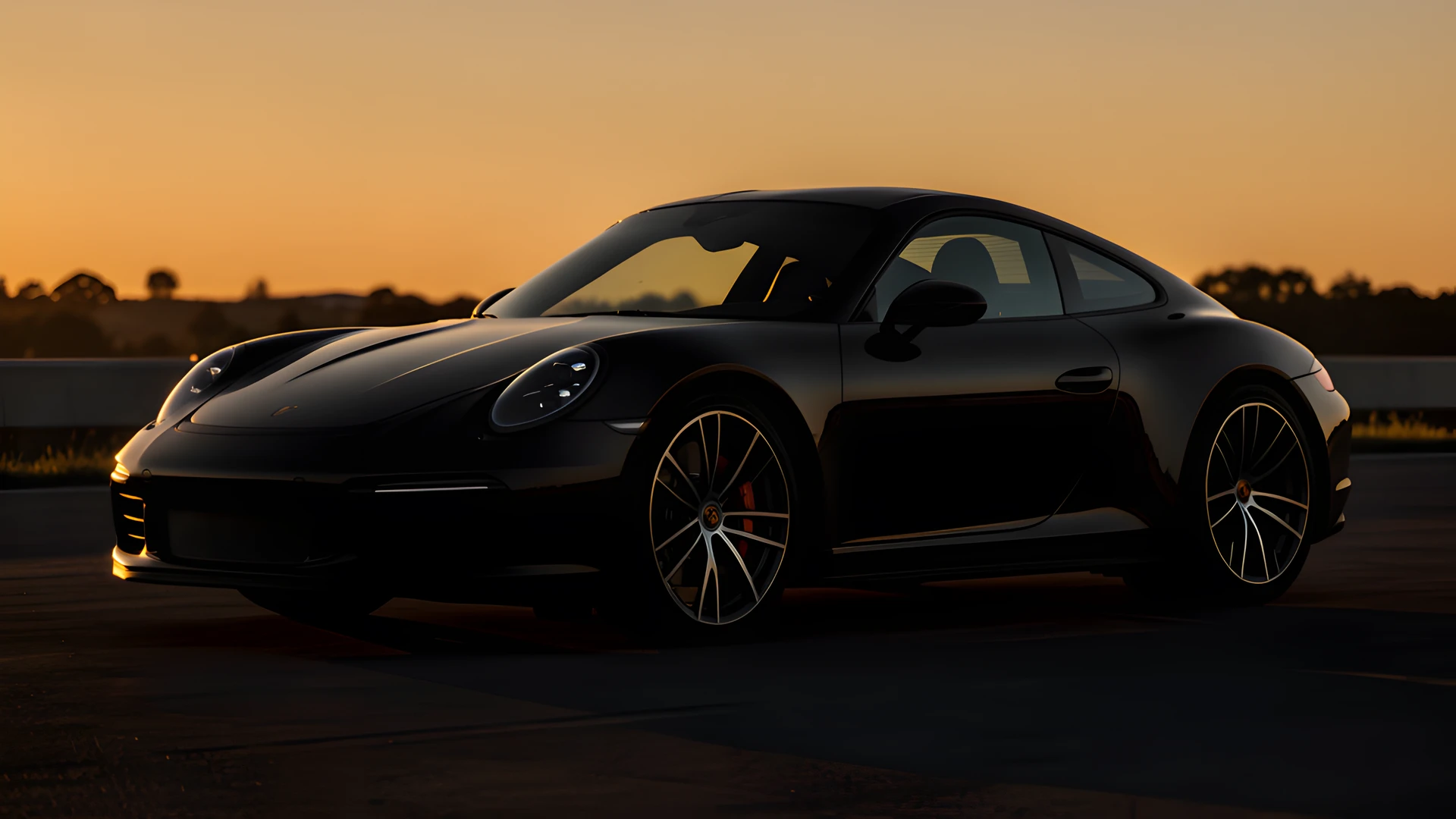 Morning Sports Car