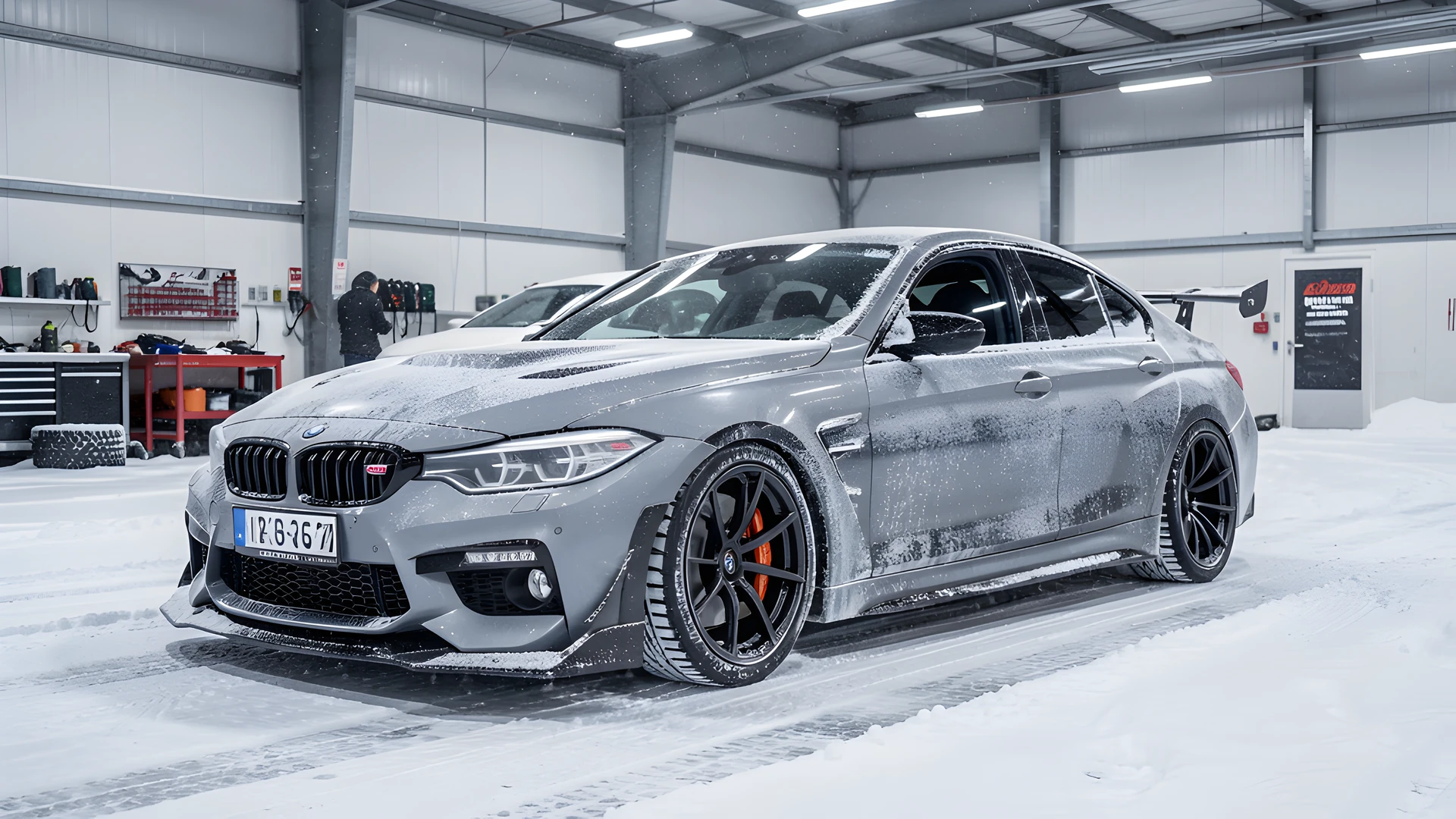 Racing Garage Scene