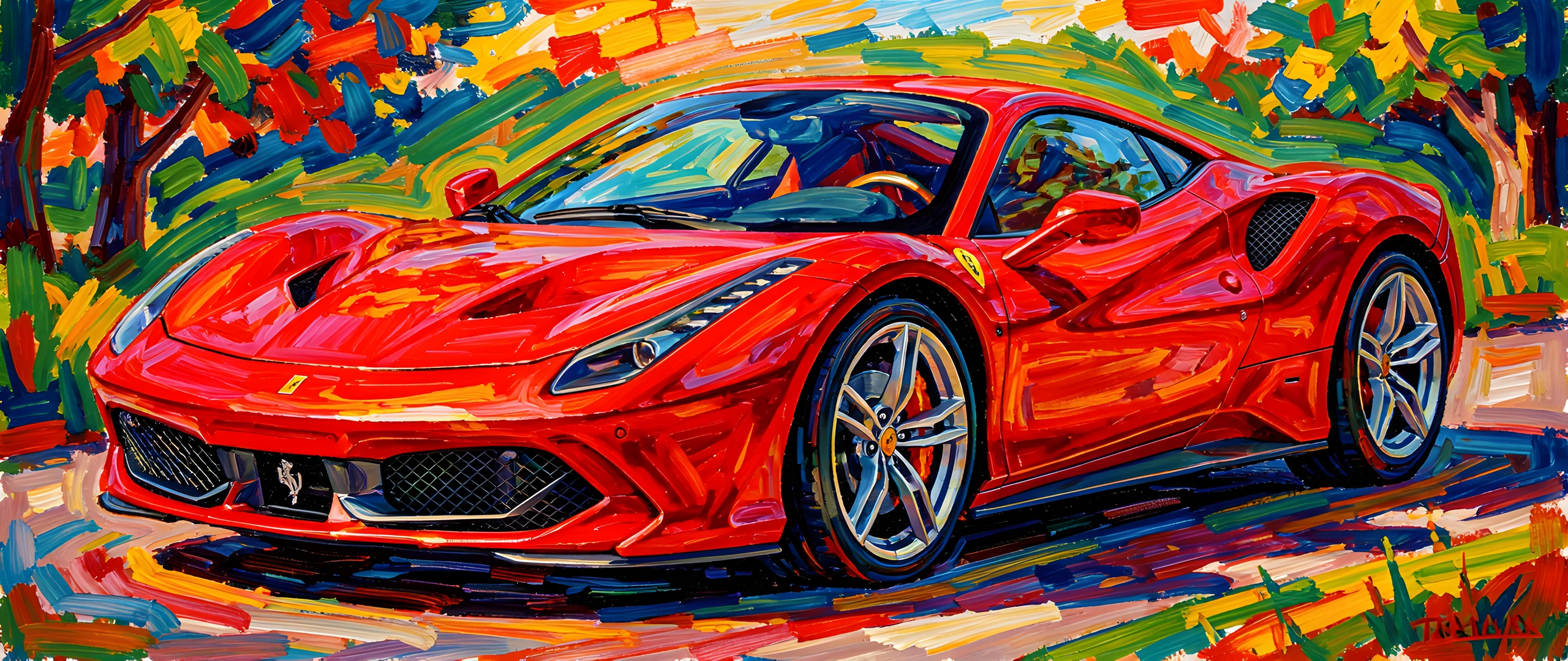 Impressionistic Brushstrokes