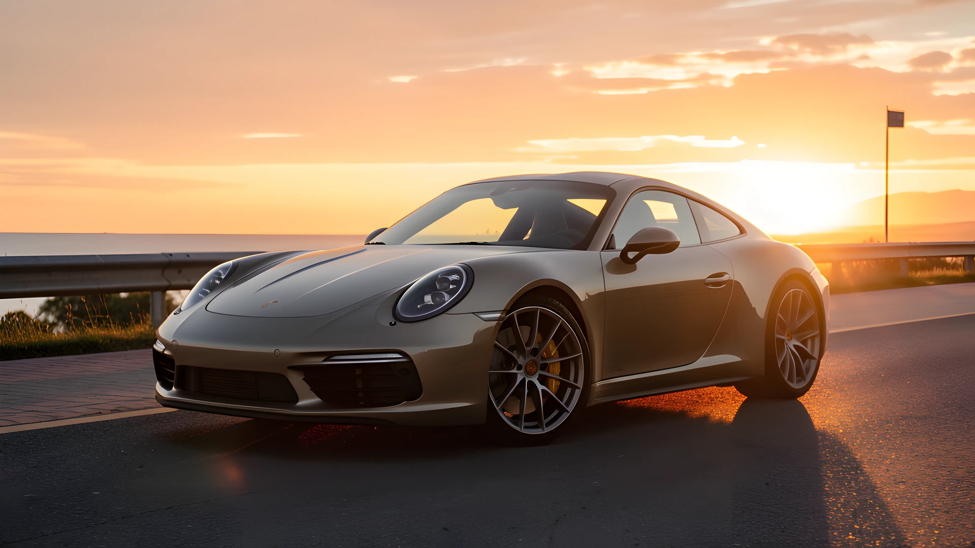 Porsche Morning Glow