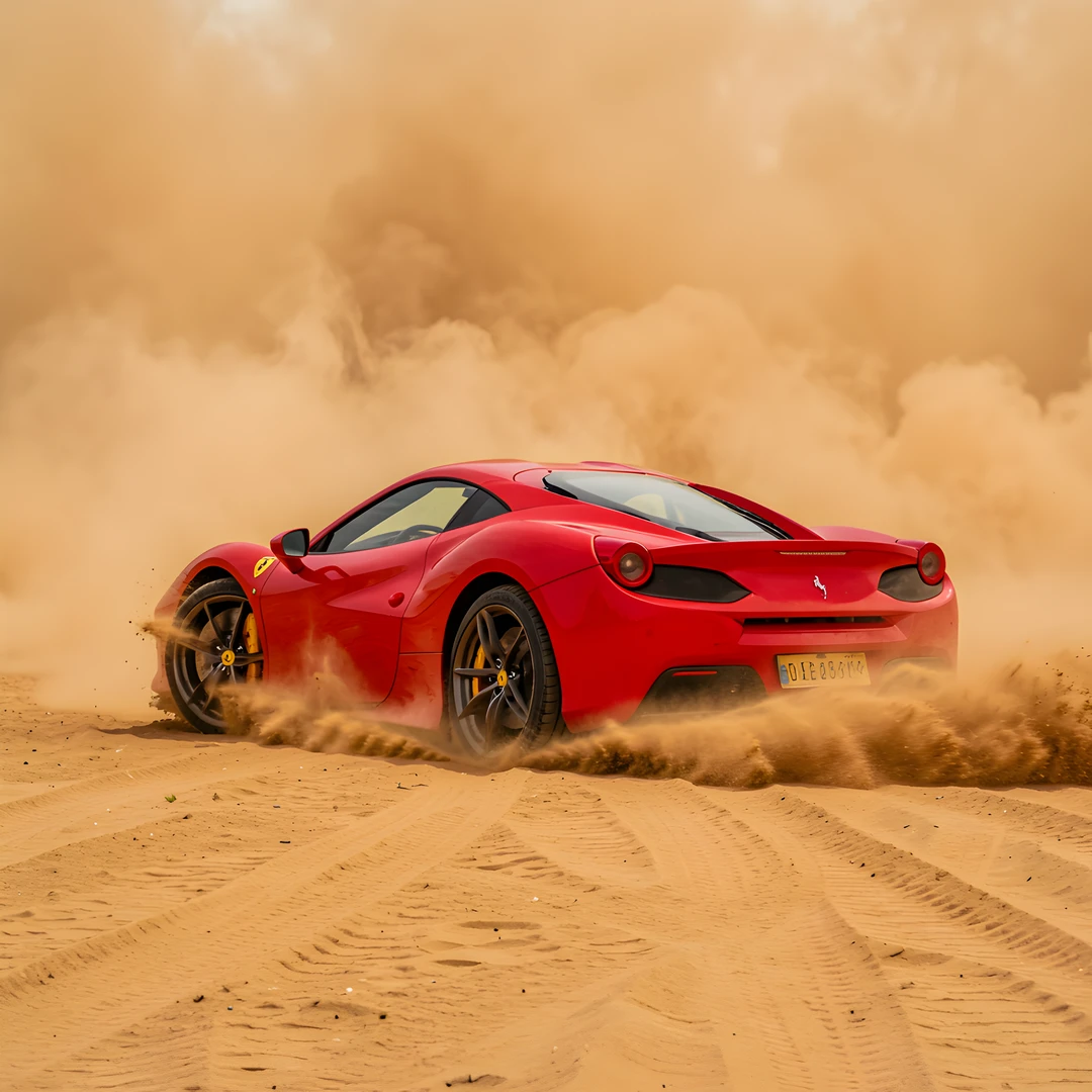 Red Ferrari Storm