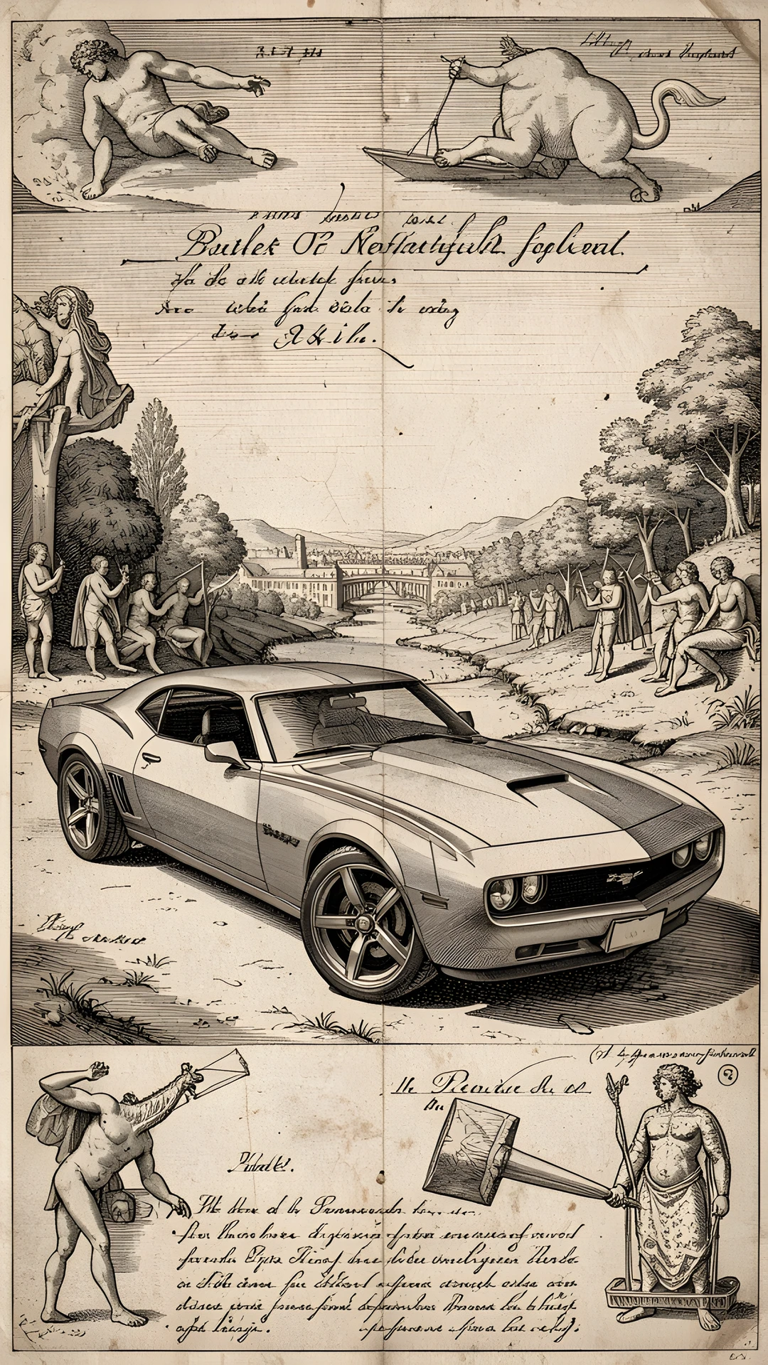 Renaissance Muscle Car