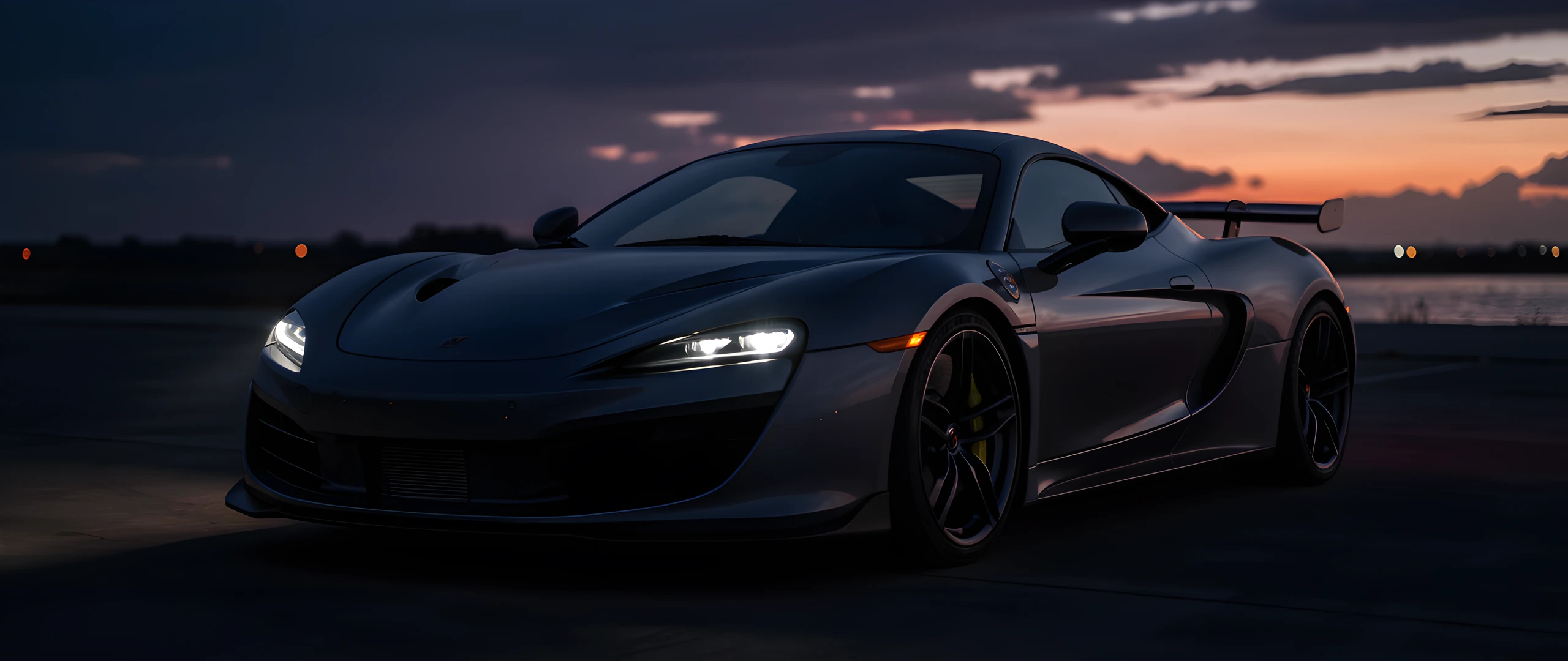Racing Sunset Night