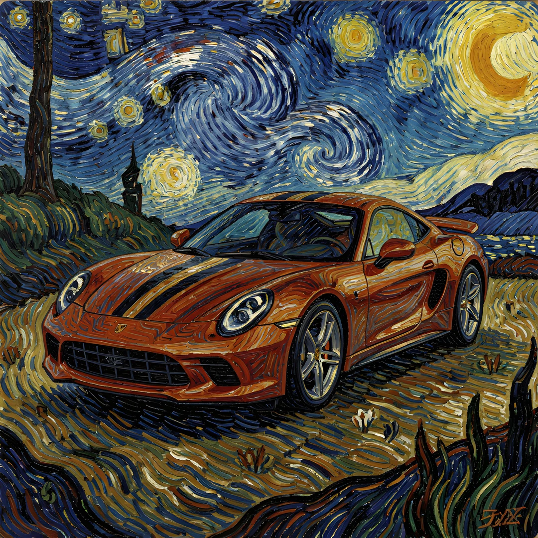 Starry Night Garage