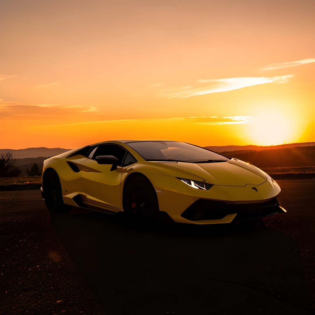 Lamborghini Sunset Glow