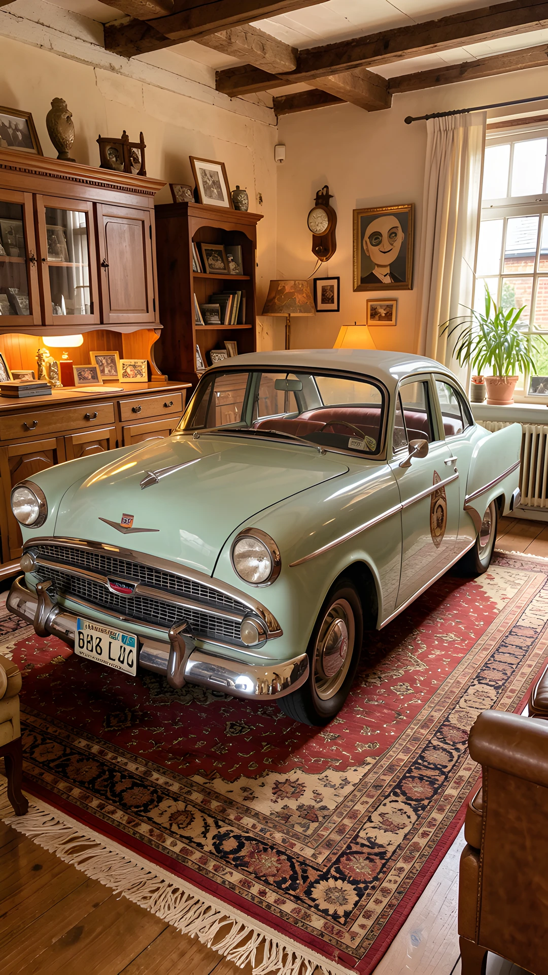 Retro Car Garage