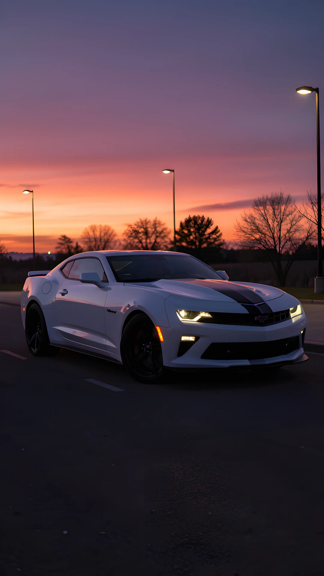 Racing Sunset Sky
