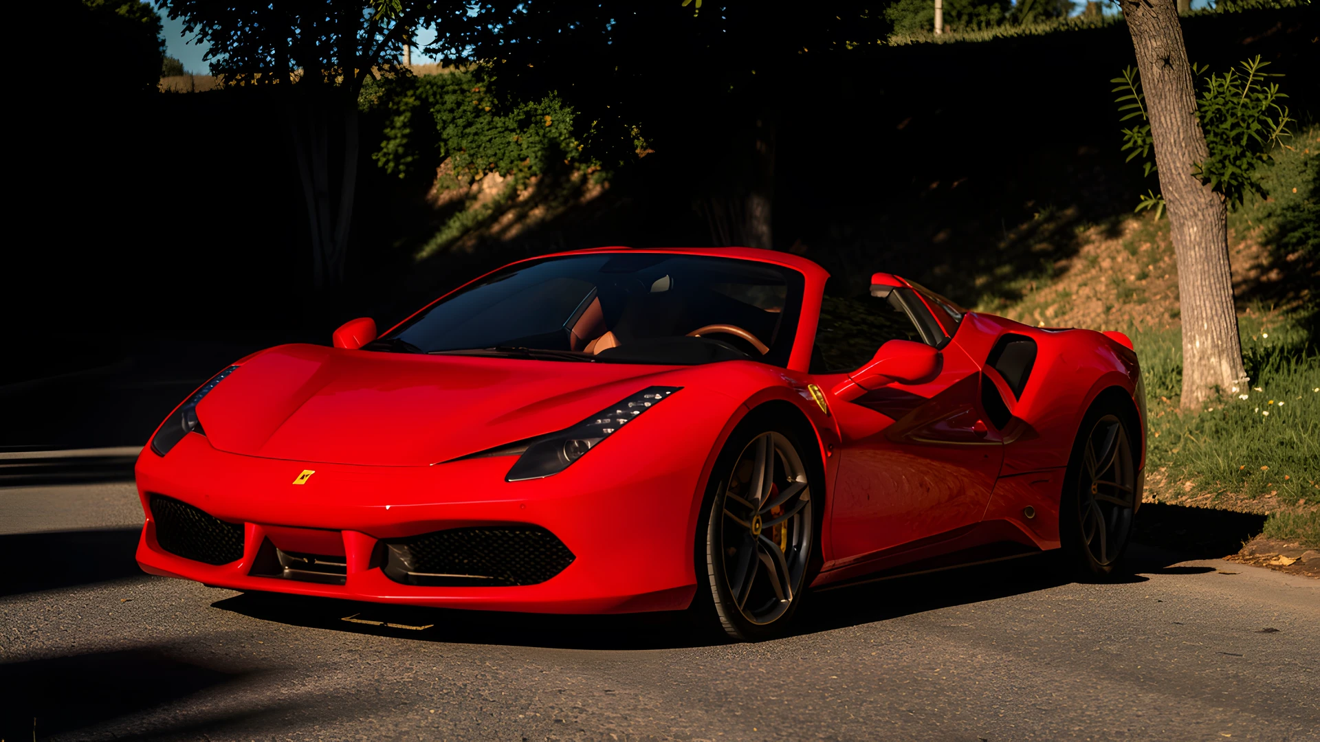 Ferrari Racing Scene