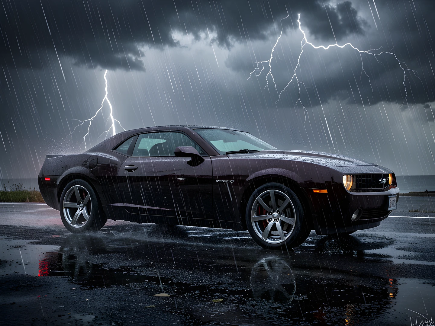 Stormy Night City