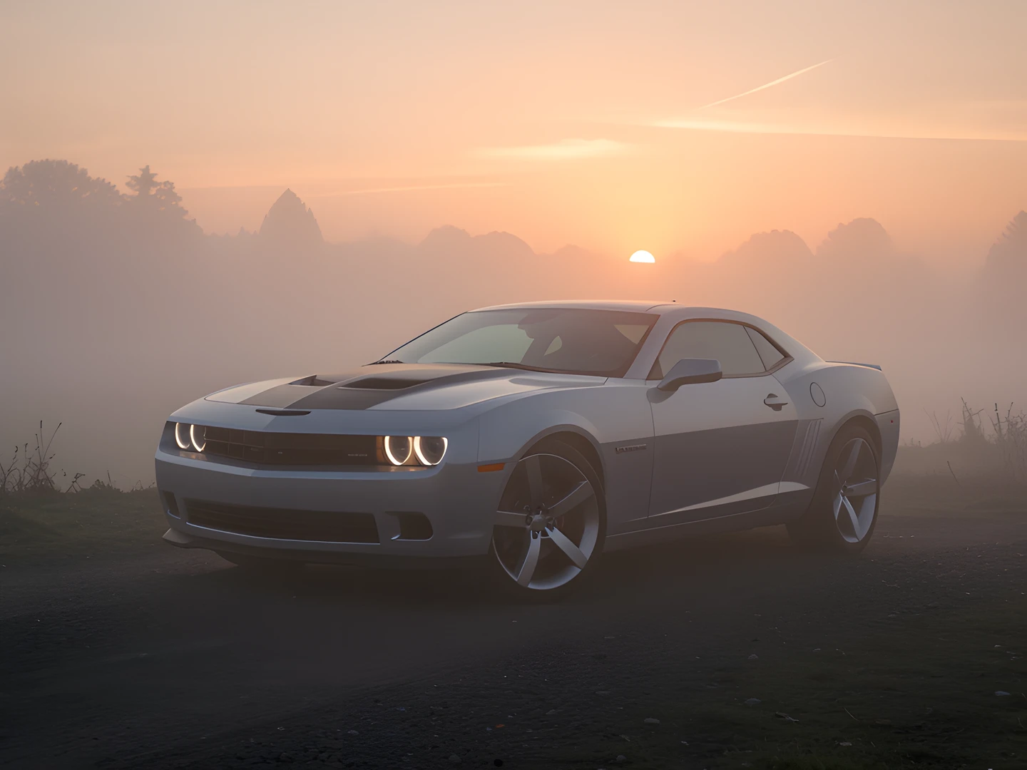 Morning Muscle Car