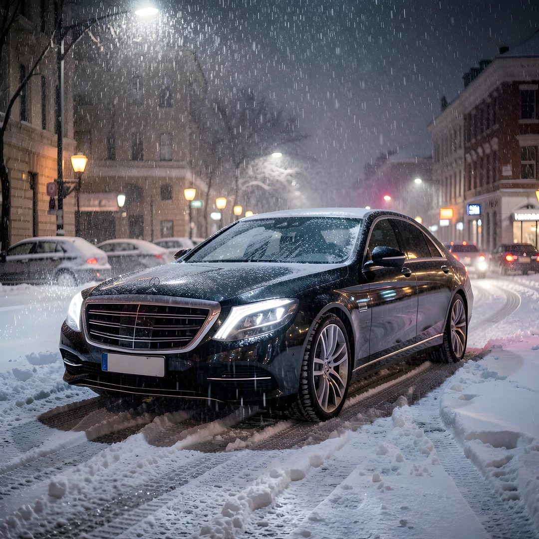 Snowy City Nights