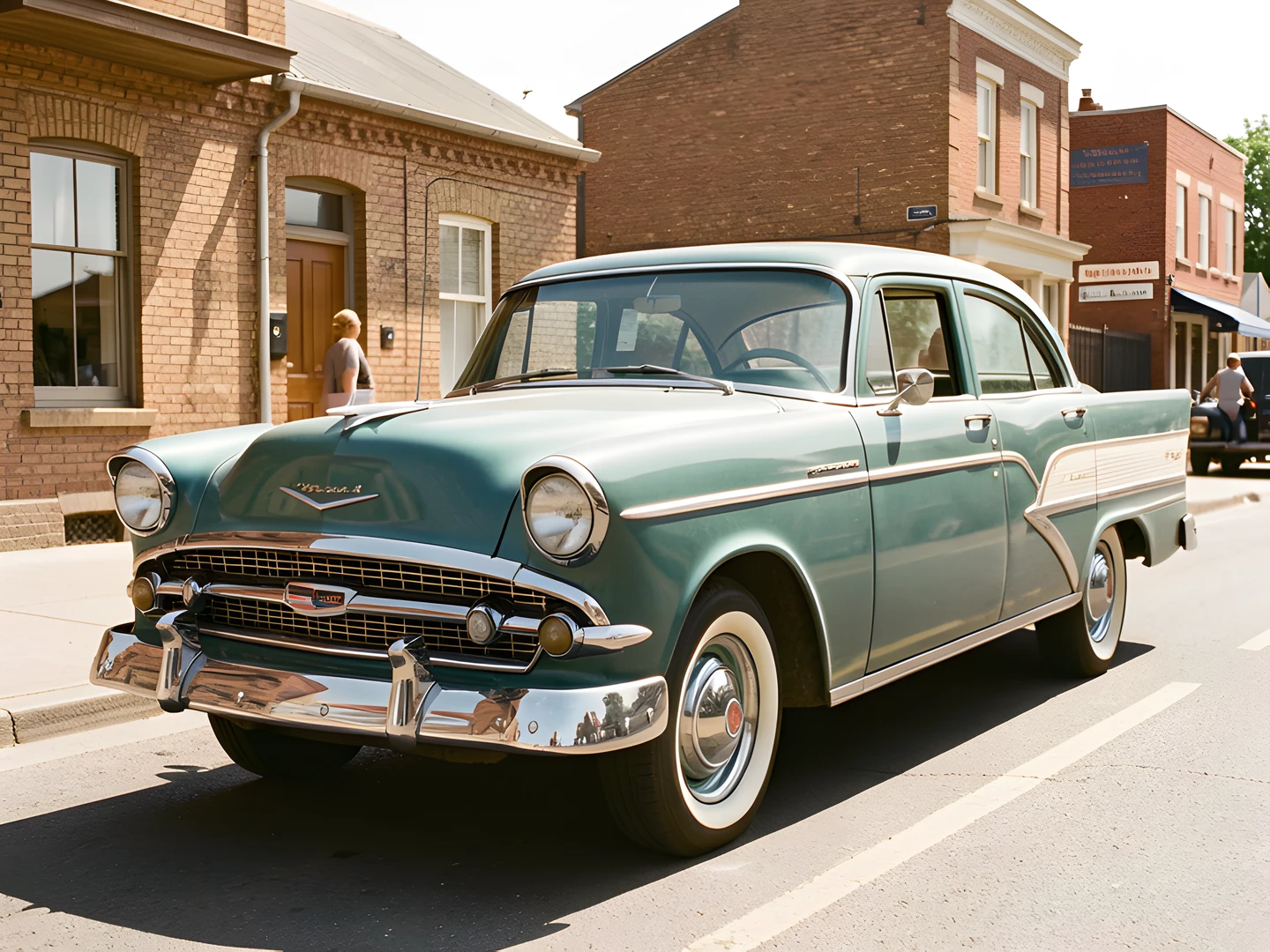 Retro Car Scene