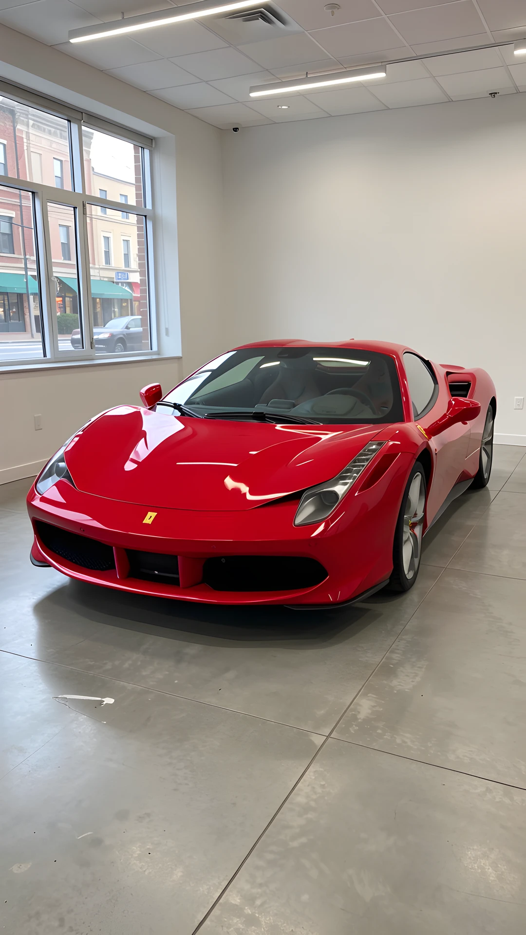 Racing Red Garage