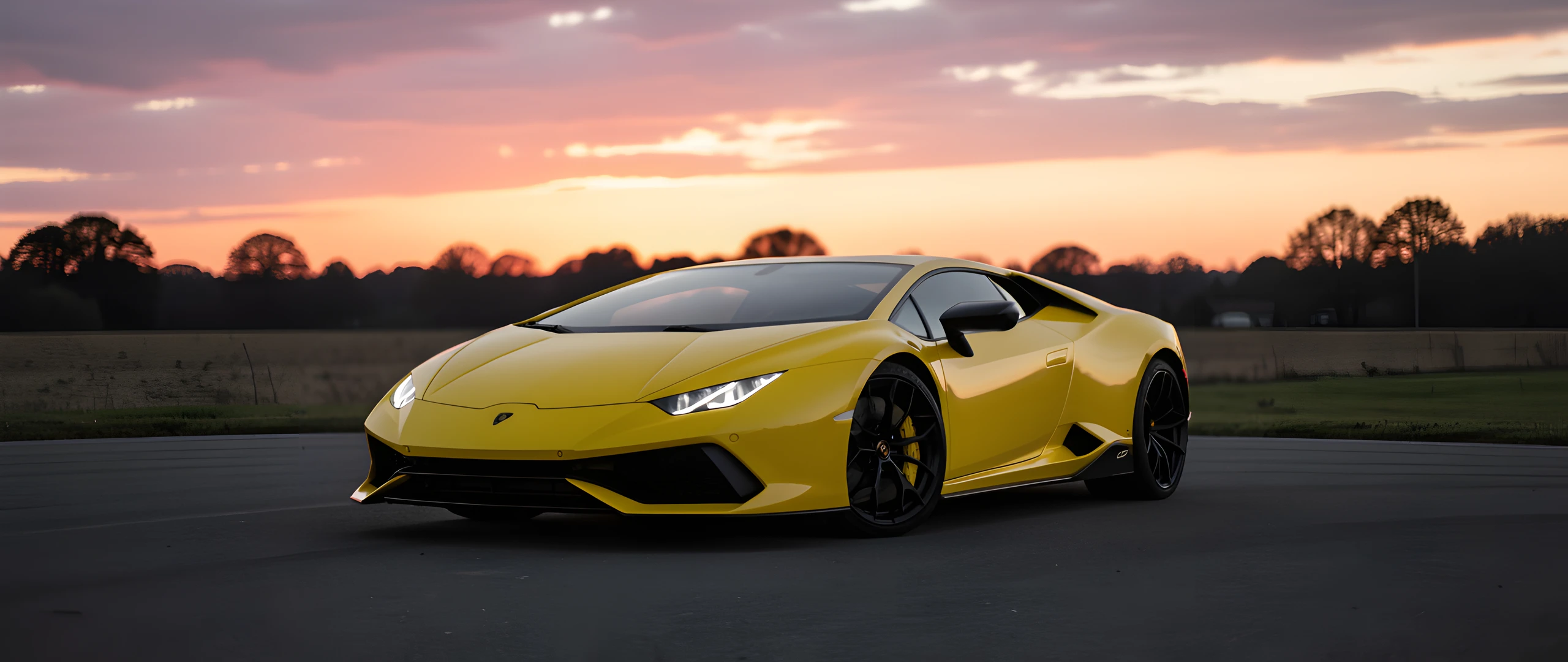 Lamborghini Sunset Glow