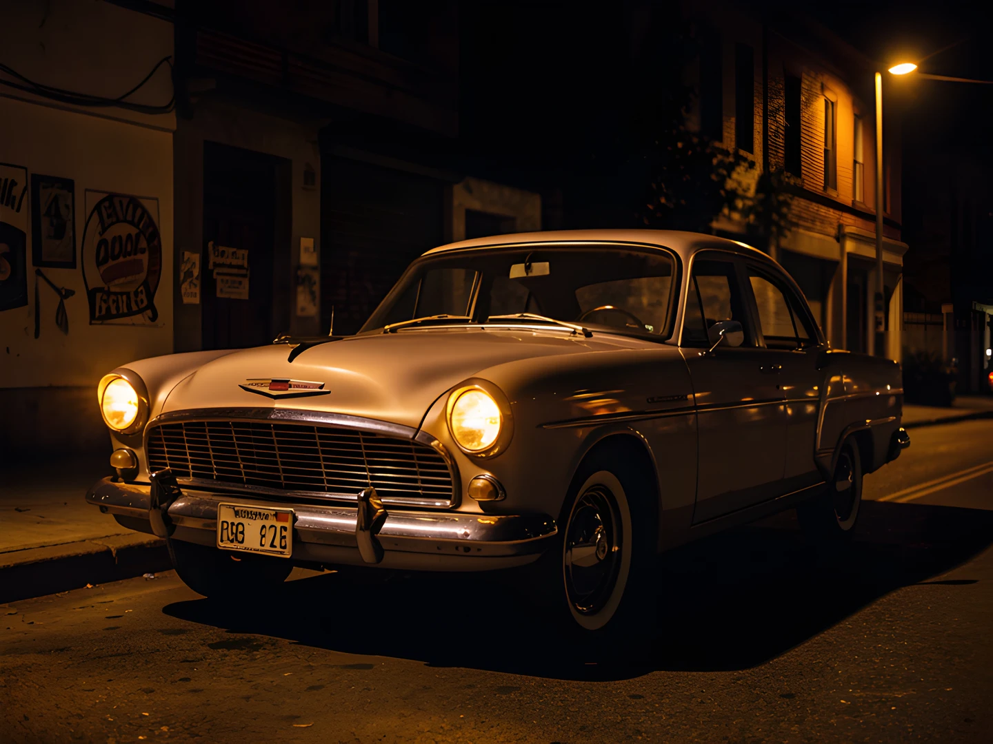 Golden Retro Road