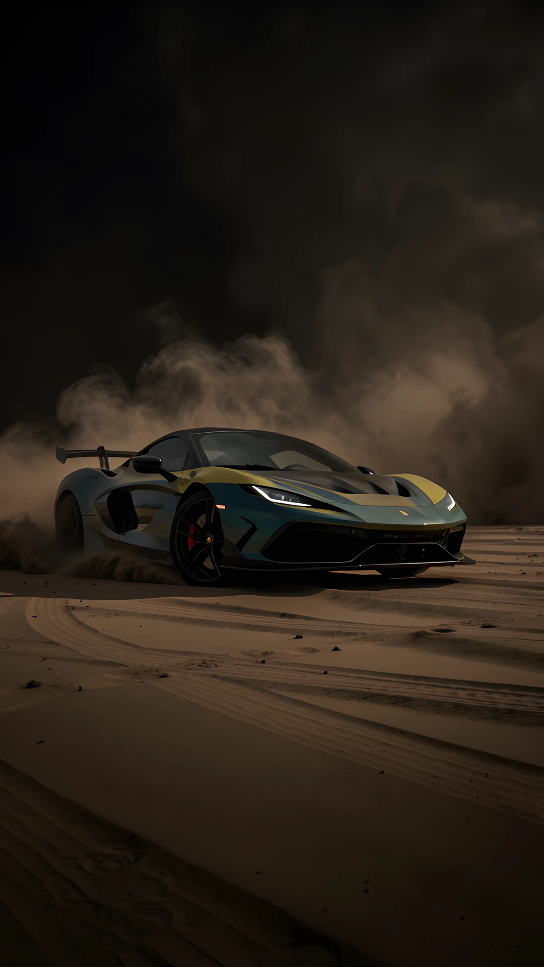 Stormy Desert Night