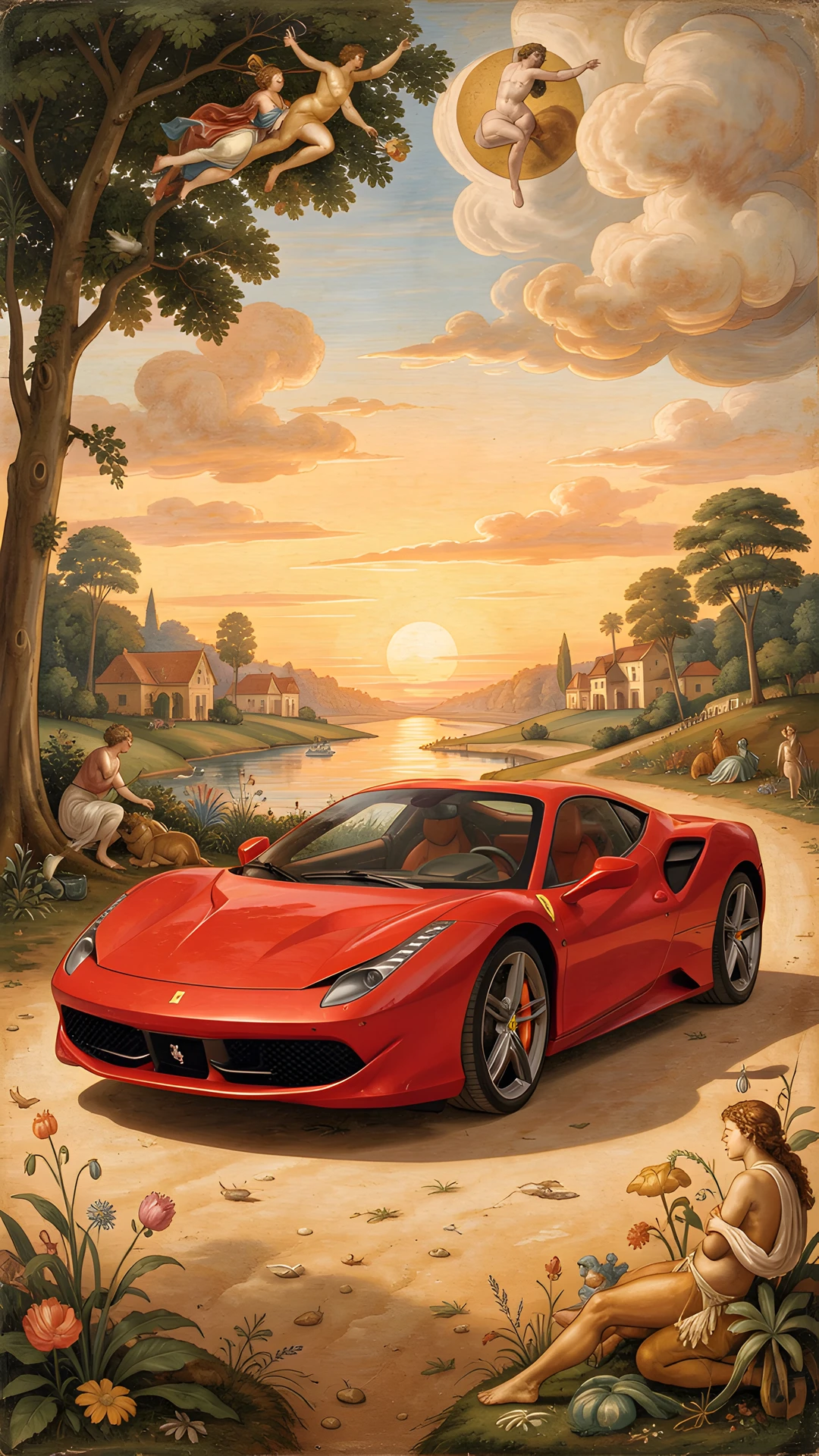Italian Racing Sunset