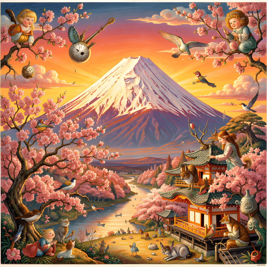Blooming Cherry Blossoms