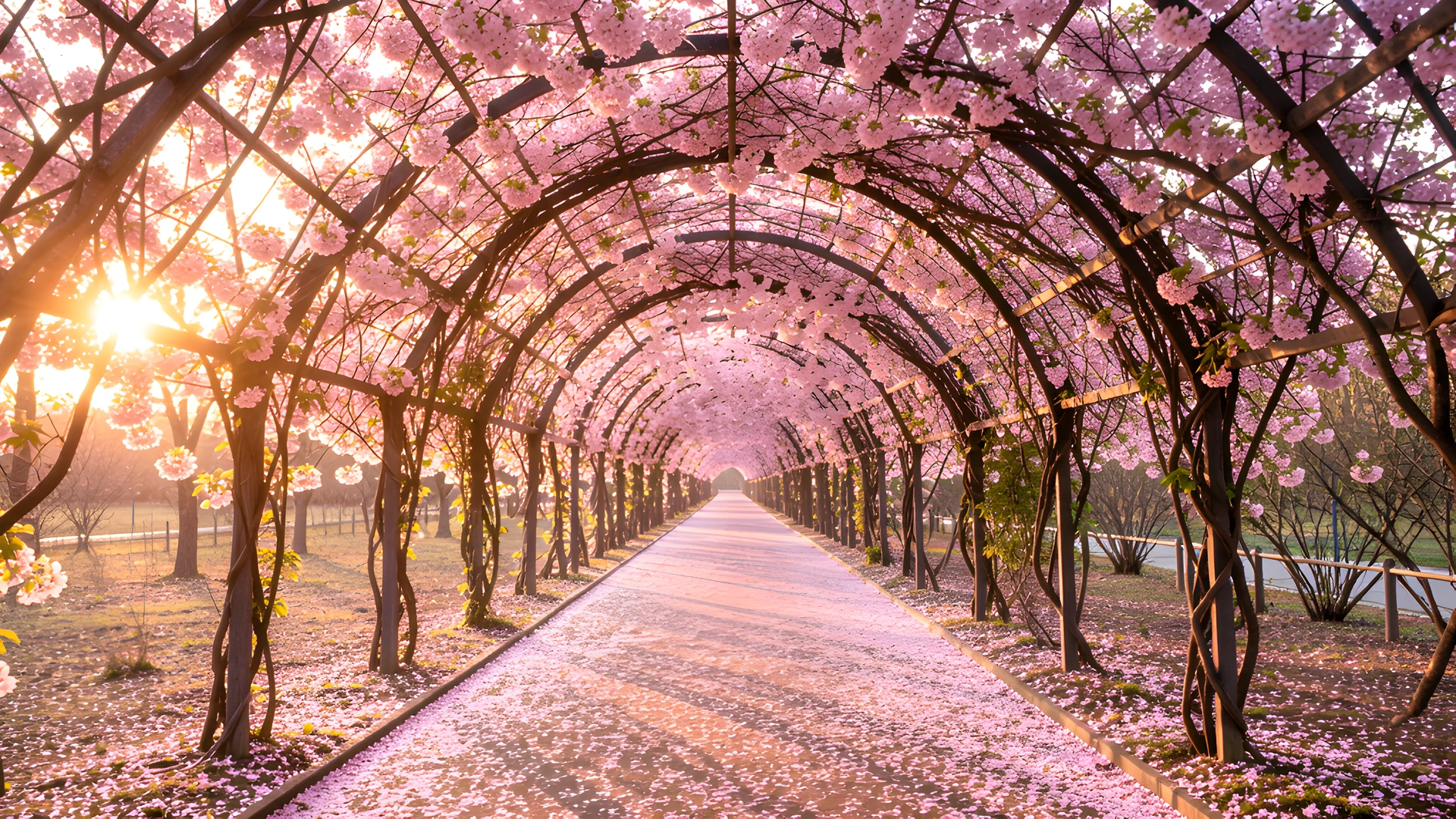 Sakura Blossom Tunnel