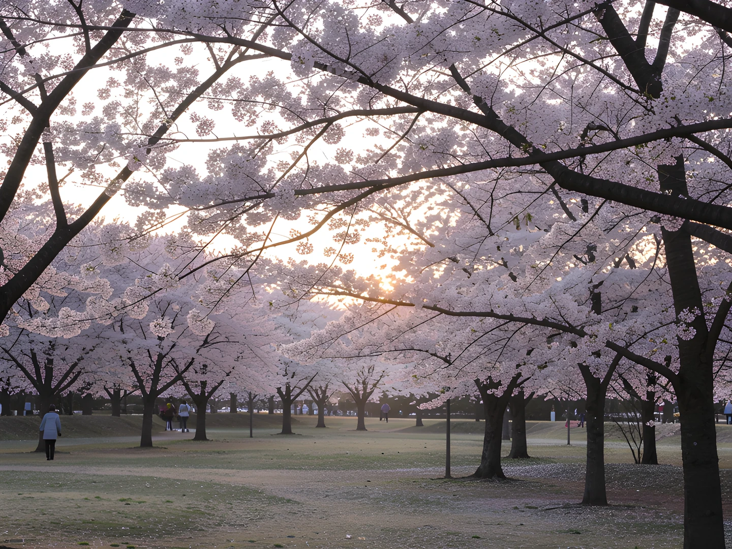 Blooming Cherry Grove