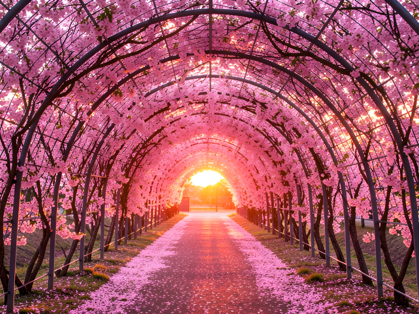 Sakura Petal Tunnel