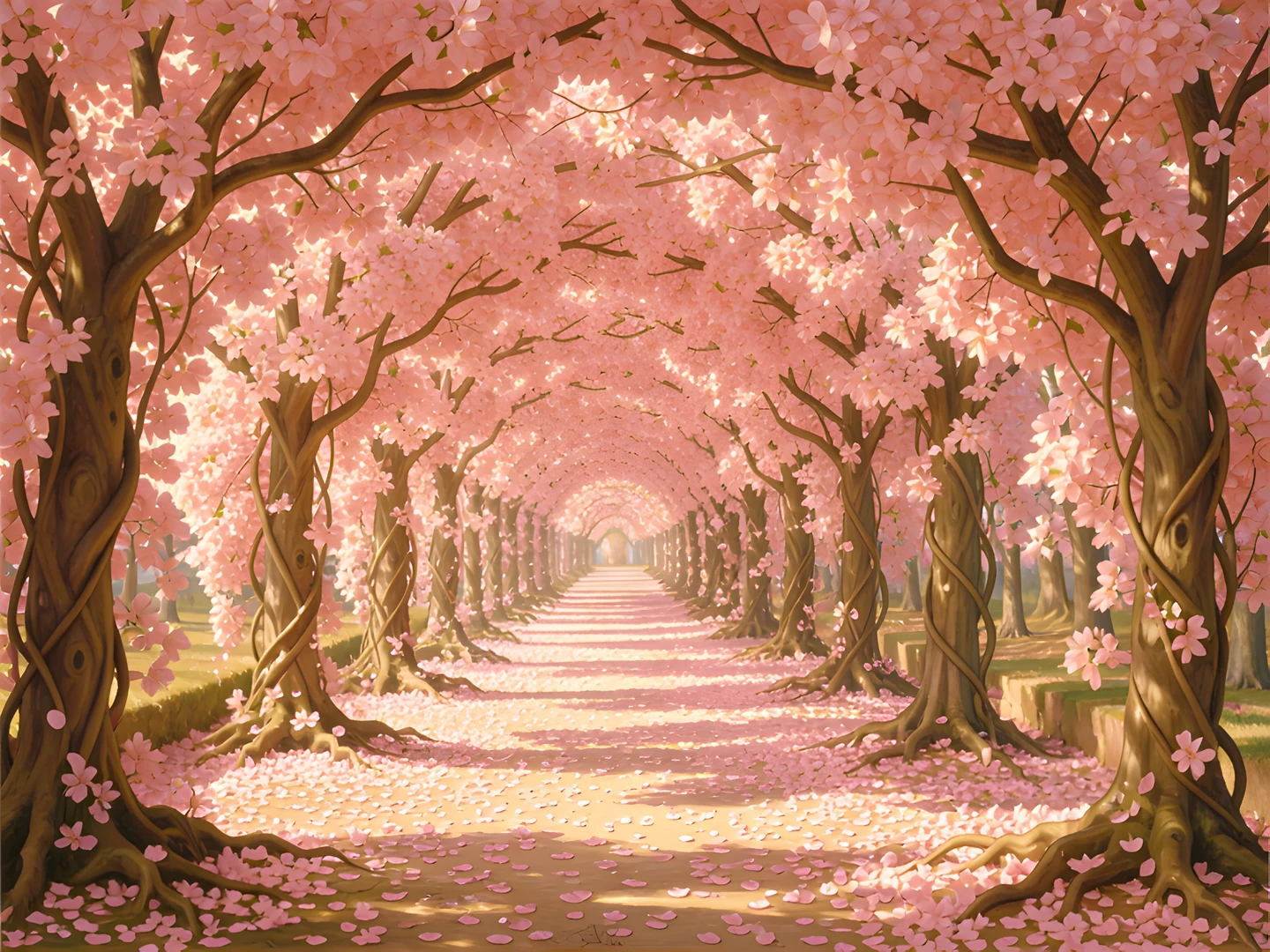 Sakura Floral Tunnel