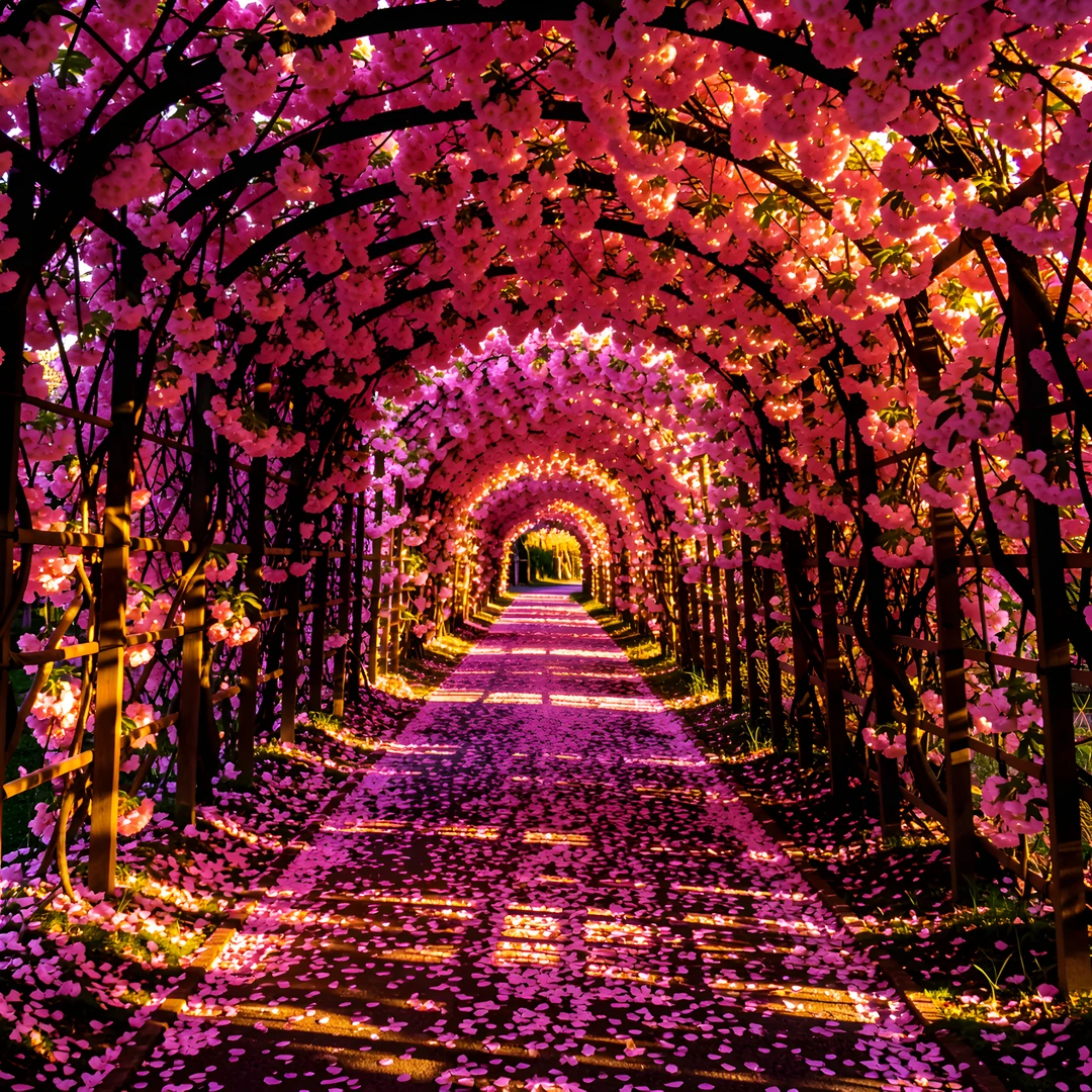 Sakura Tunnel Walk