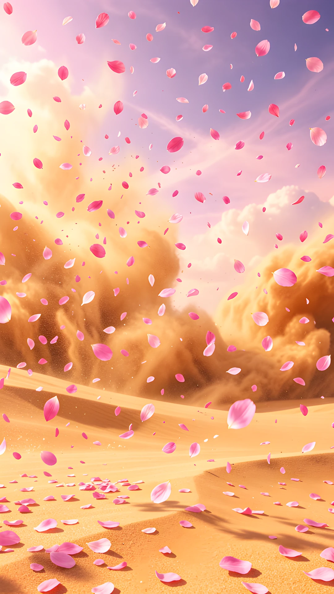 Falling Cherry Blossoms