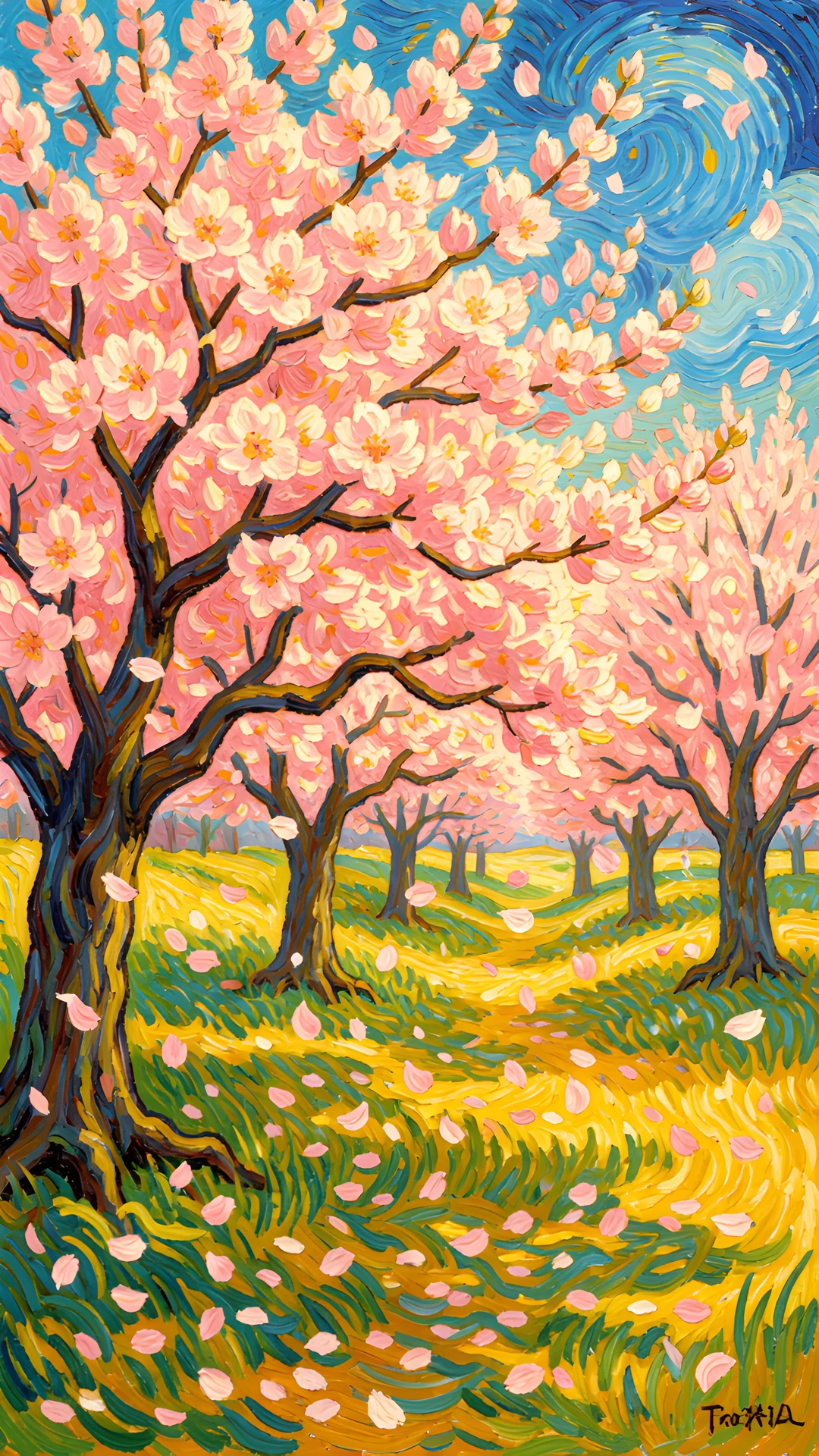 Vibrant Sakura Bloom