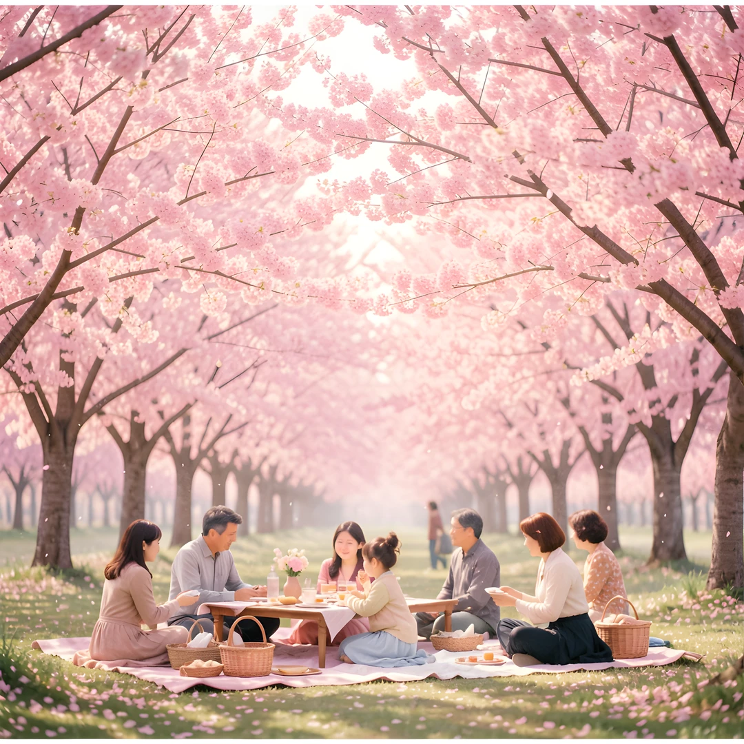 Blooming Cherry Blossoms