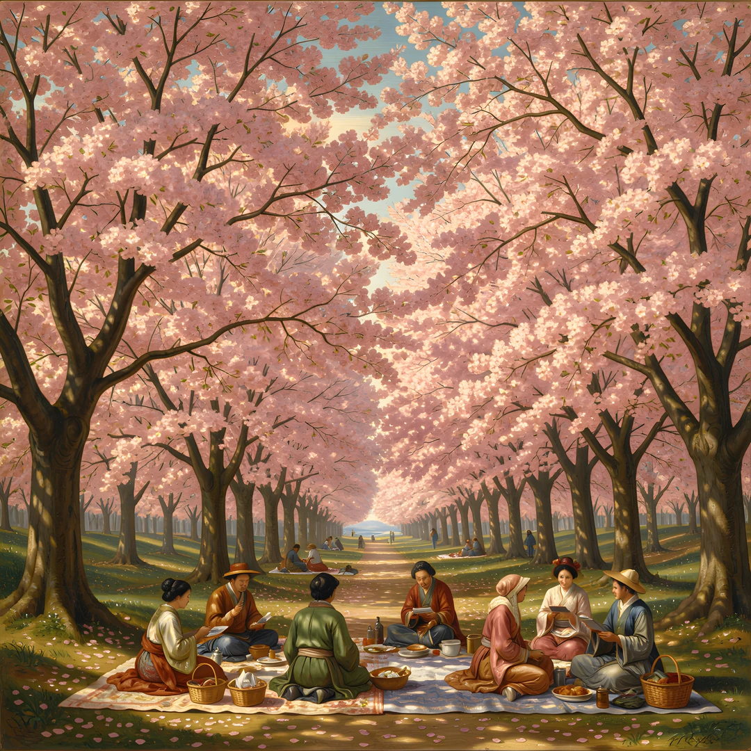 Dappled Forest Scene