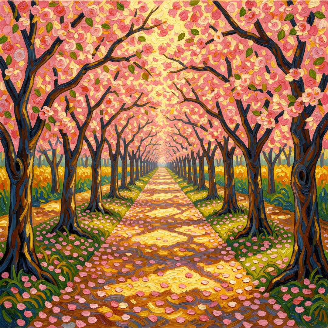 Impressionist Sakura Tunnel