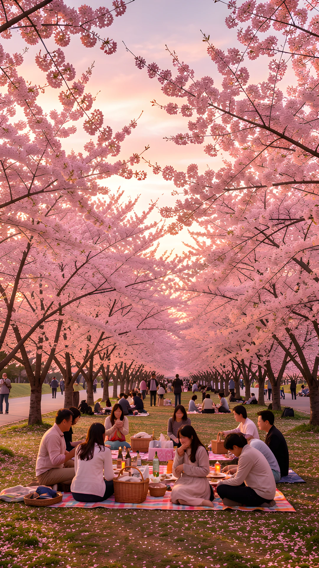 Blooming Cherry Grove