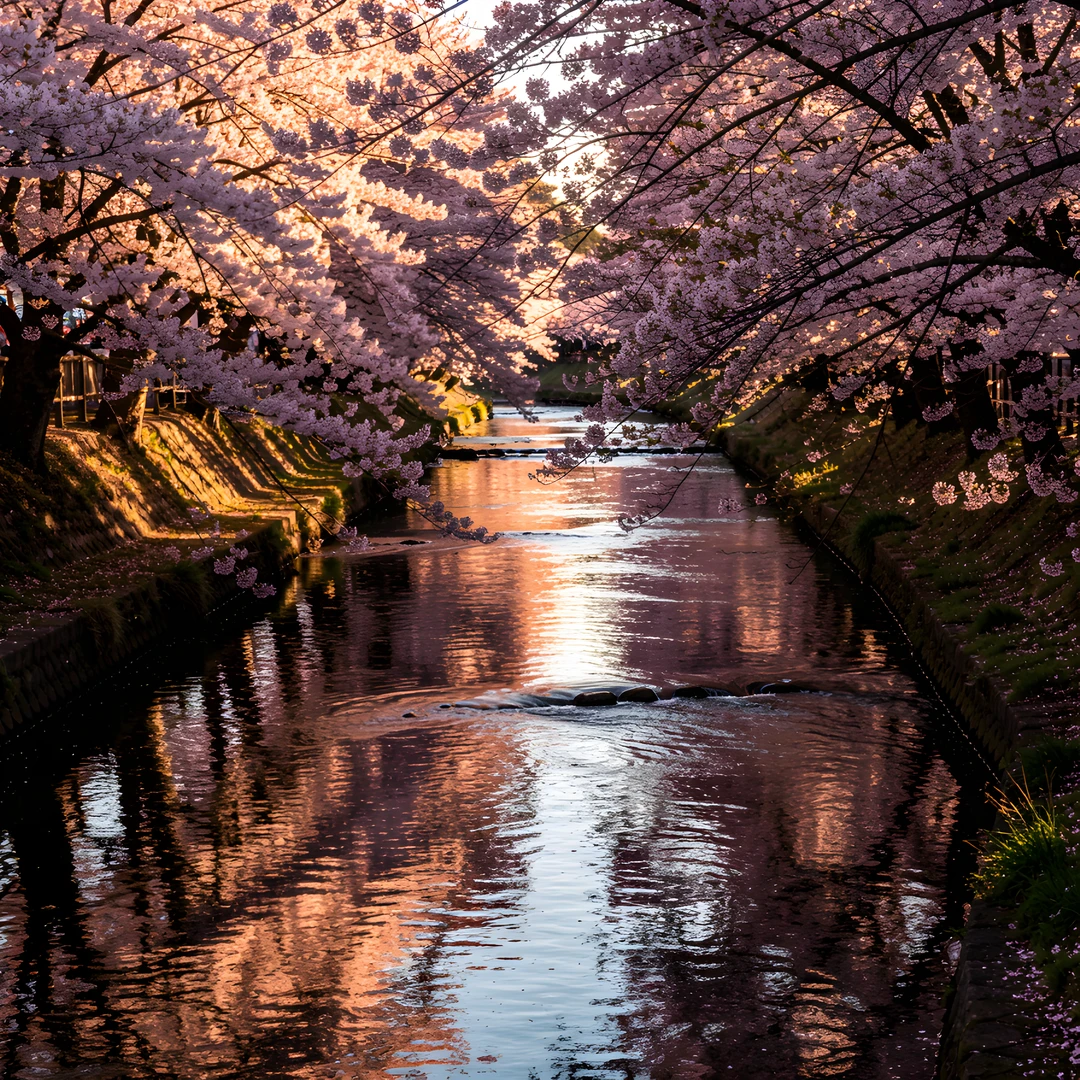 Golden Sunset Midnight