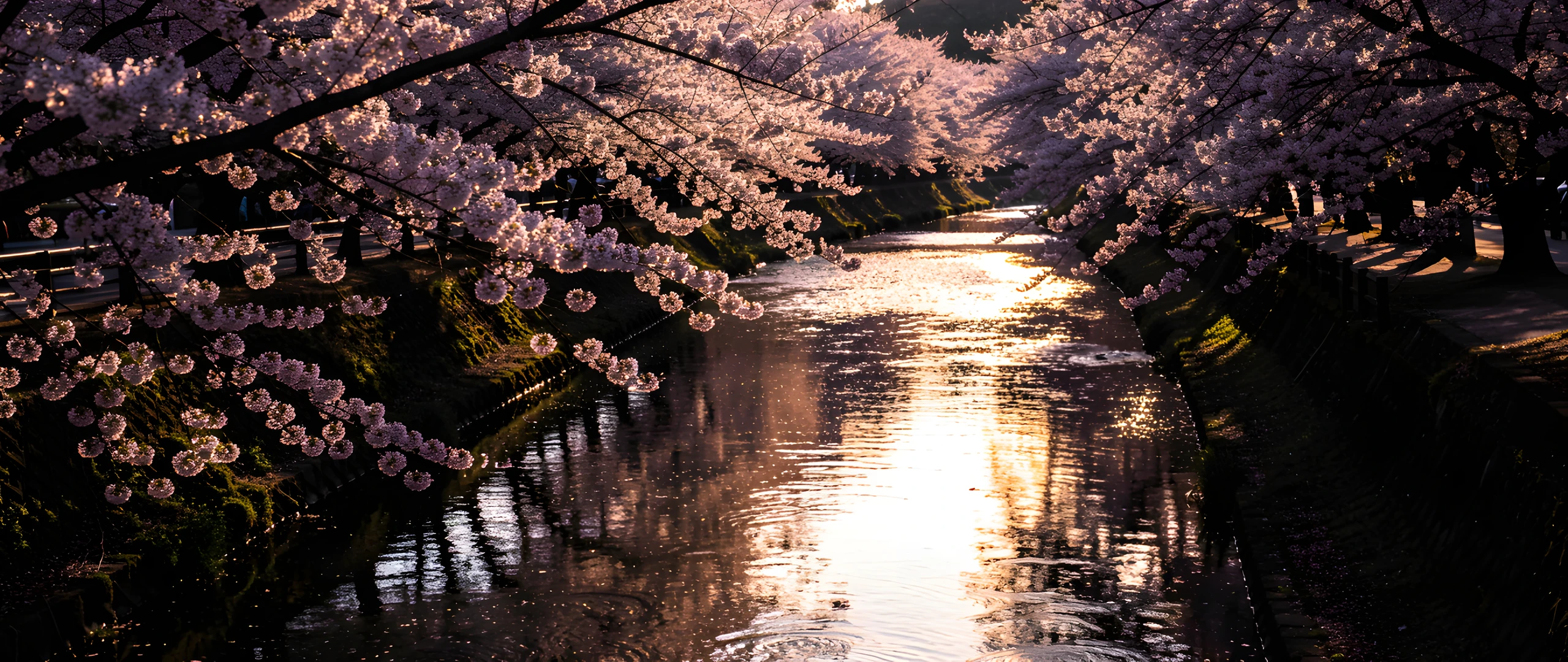 Golden Cherry Bloom