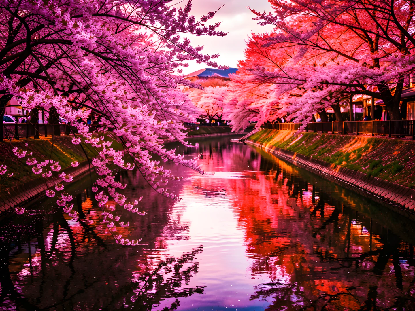 Blooming Cherry Falls