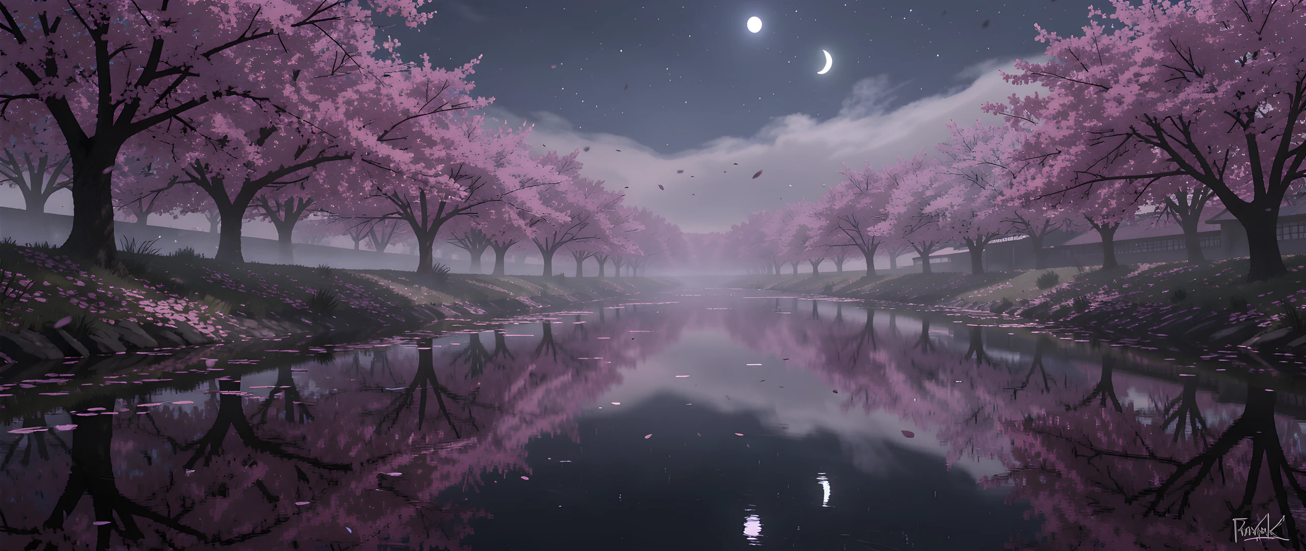 Cherry Blossom Night