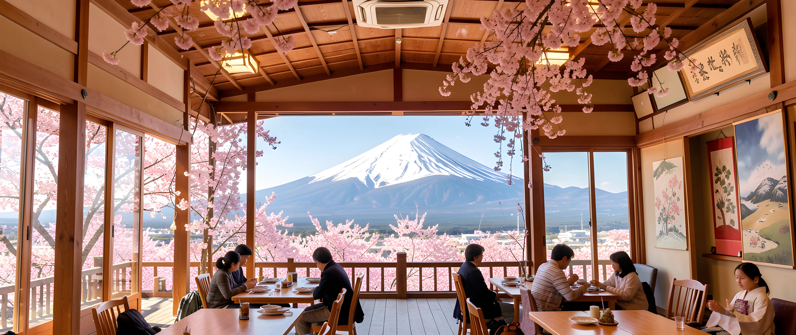 Sakura Blossom Scene