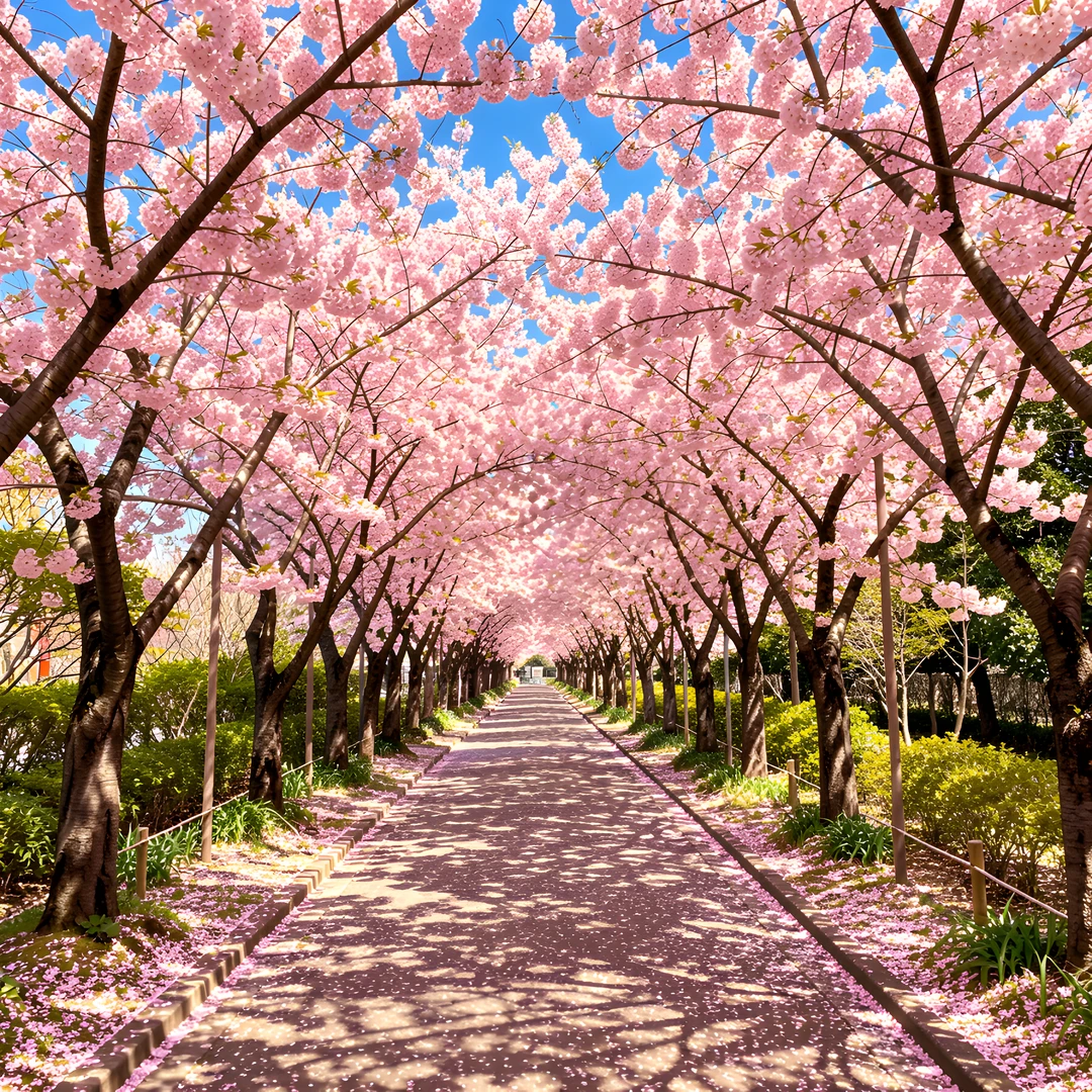 Sakura Petal Tunnel