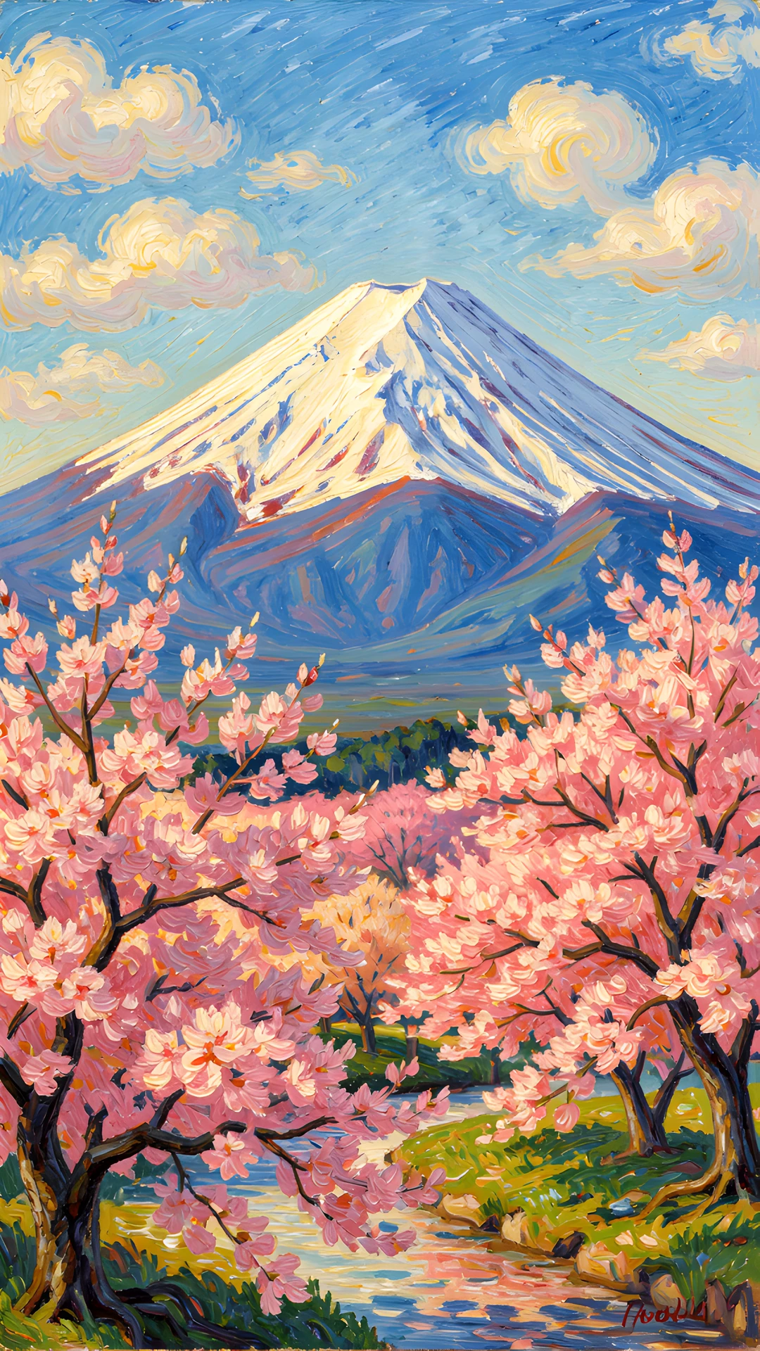 Sakura Fuji Scene